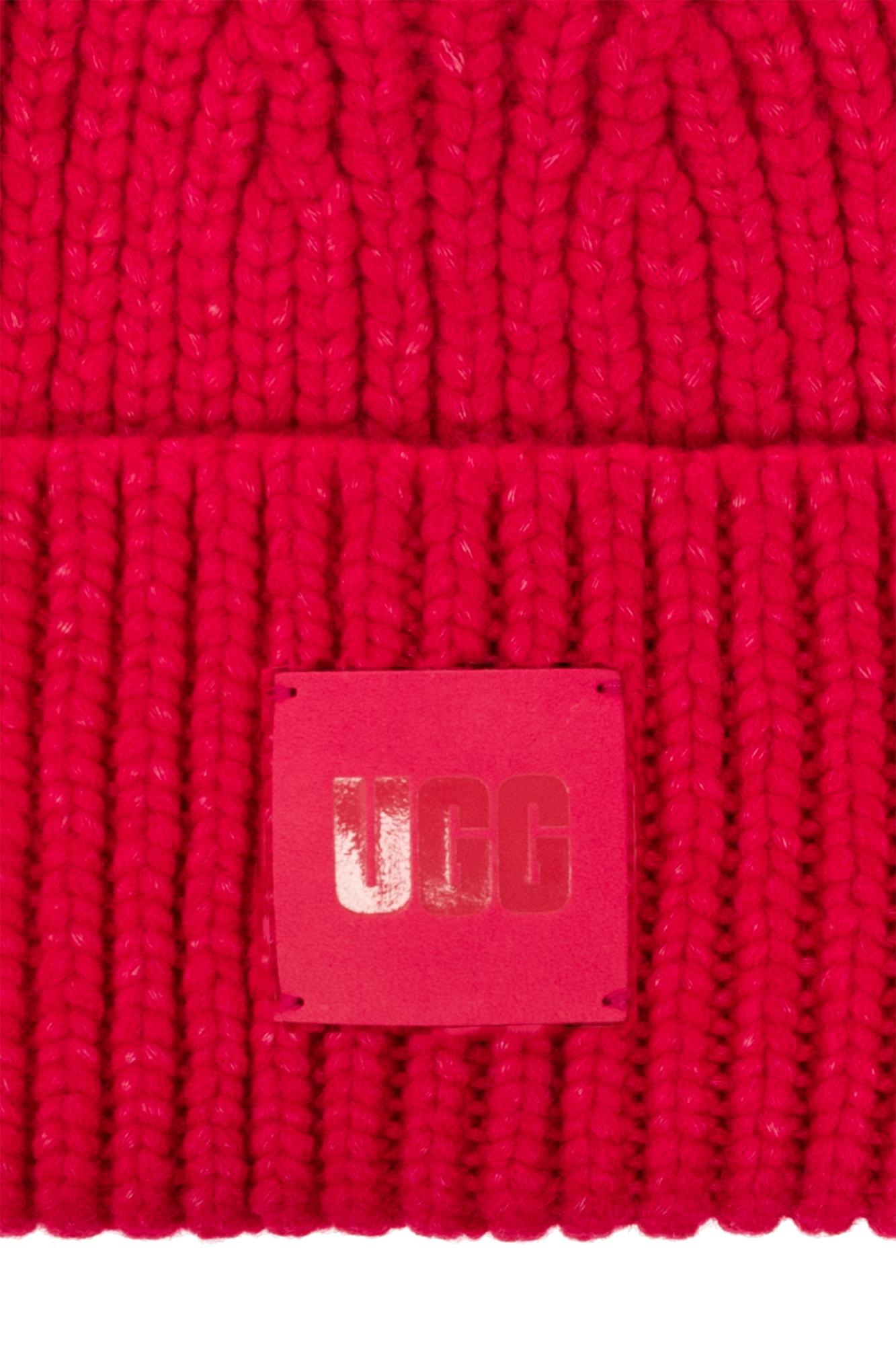 red ugg beanie
