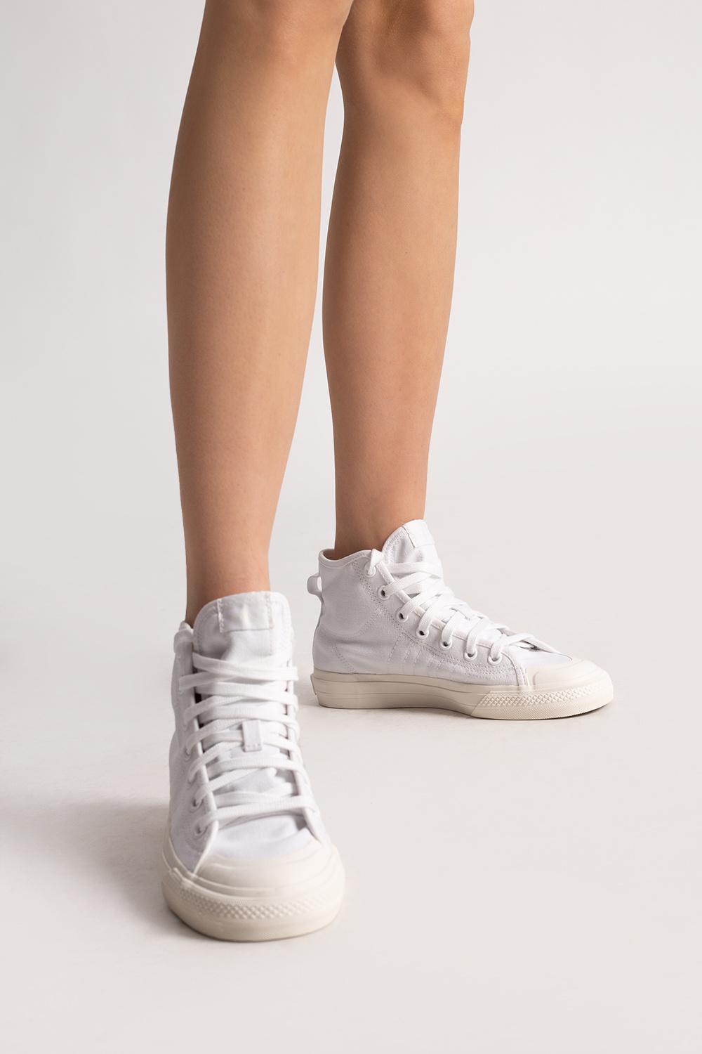 Pinpoint Måske Bekendtgørelse adidas Originals 'nizza Hi Rf' High-top Sneakers in White | Lyst UK