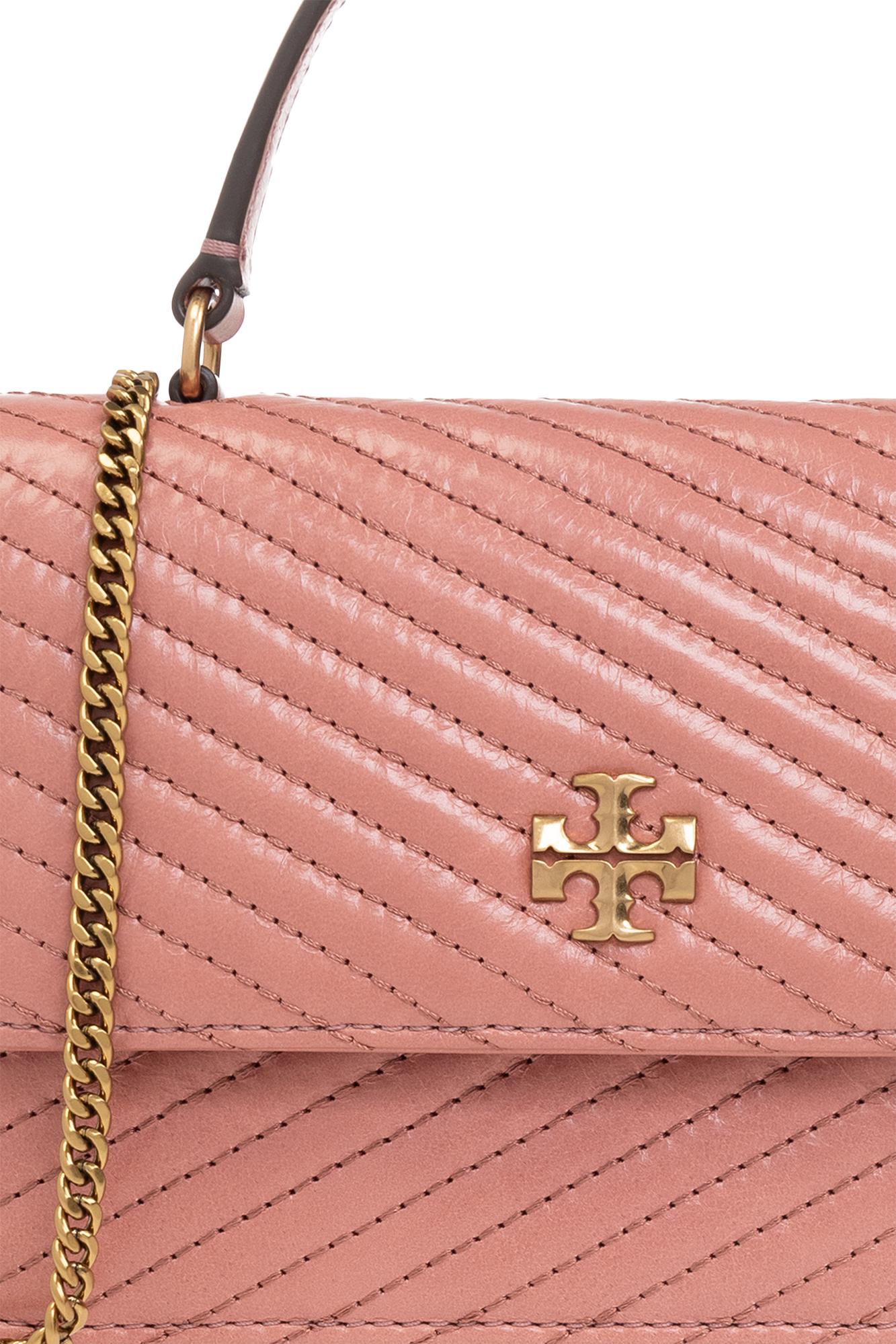 Tory Burch Kira Chevron Chain Wallet - Pink