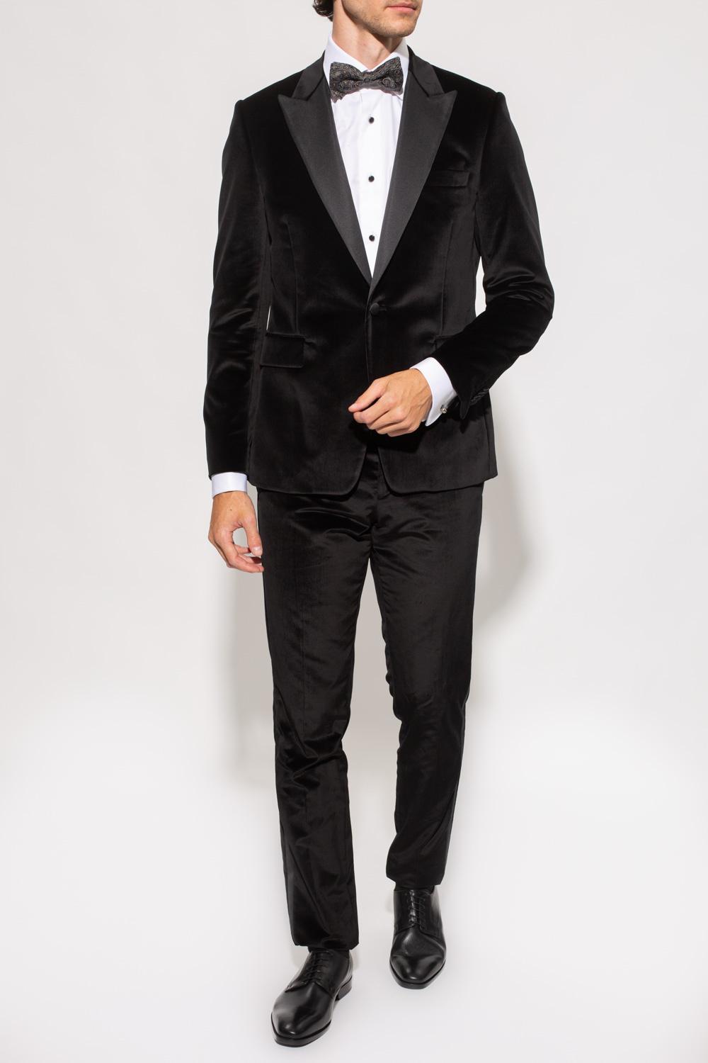 Paul Smith Velvet Suit in Black for Men | Lyst