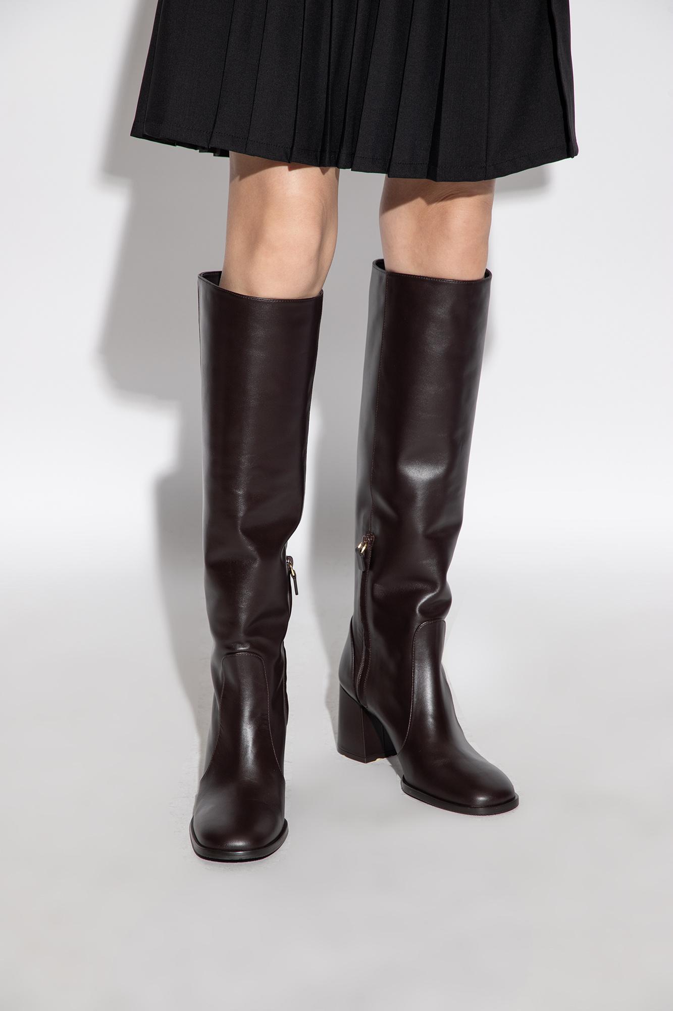 Stuart weitzman gray clearance over the knee boots