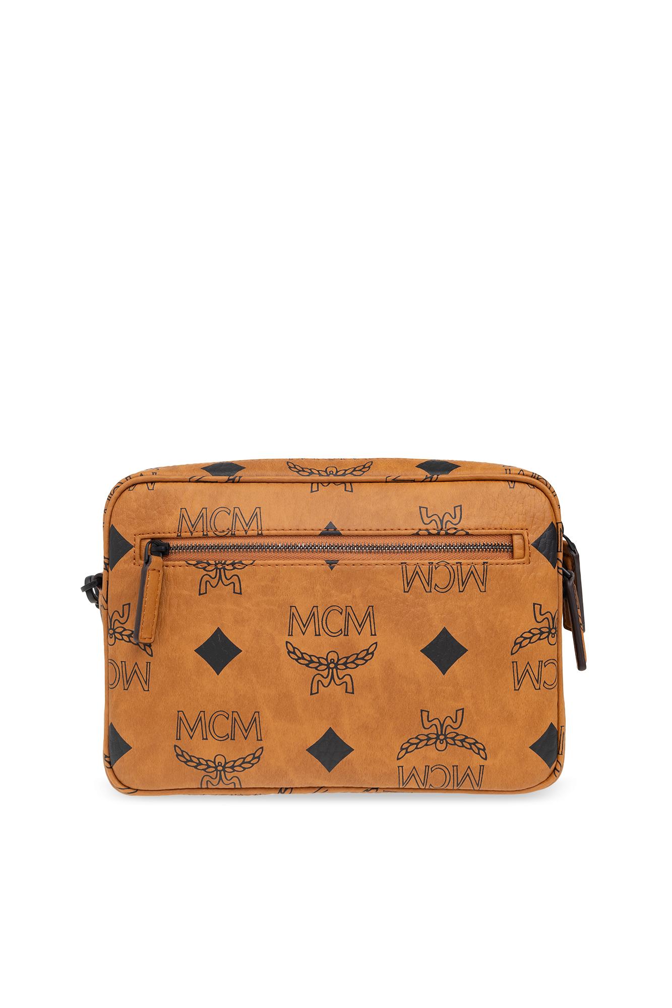 MCM aren Small Shoulder Bag in Brown Lyst