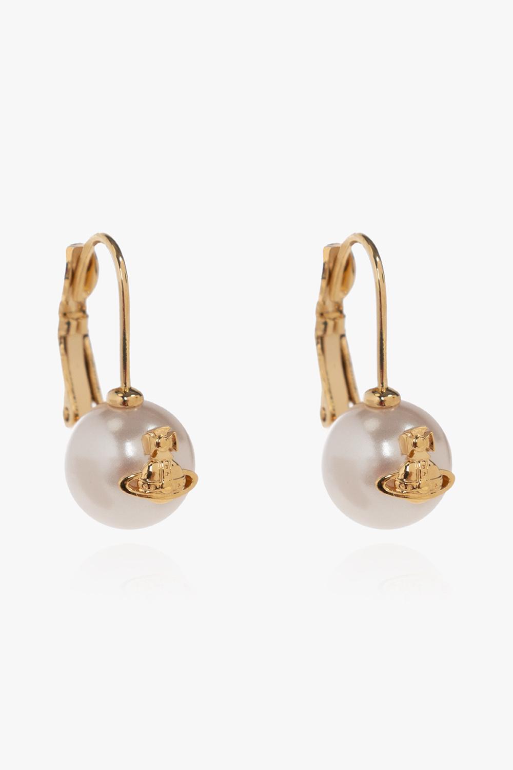 Vivienne Westwood 'gia' Earrings in Metallic | Lyst