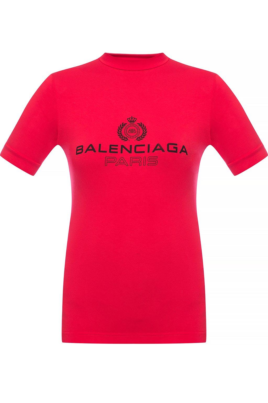 balenciaga t shirt womens red