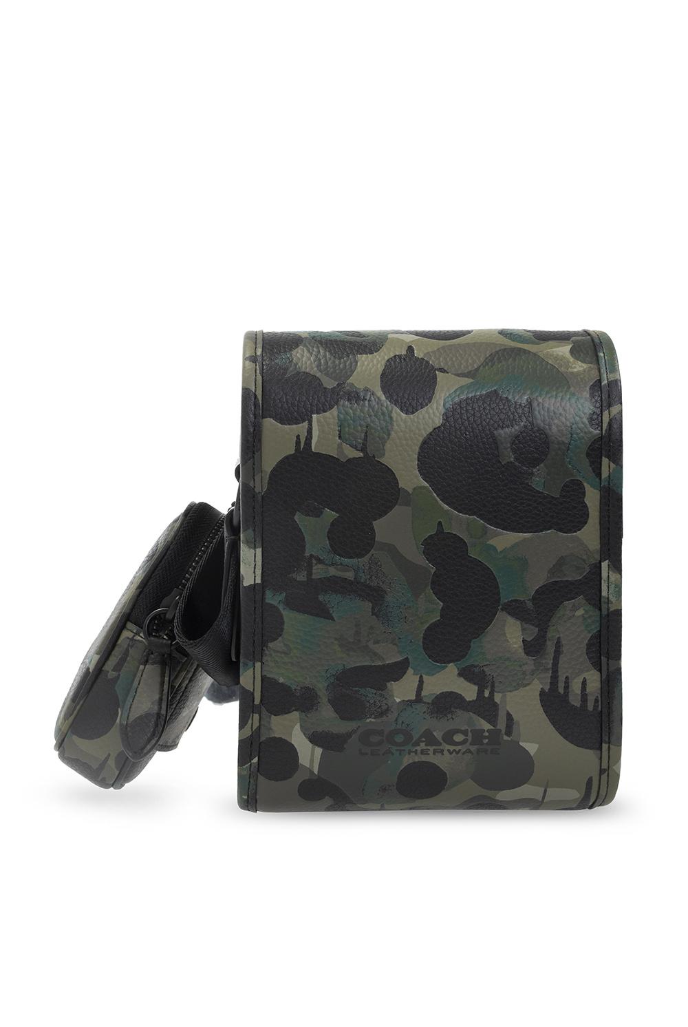 coach green shoulder bolsa