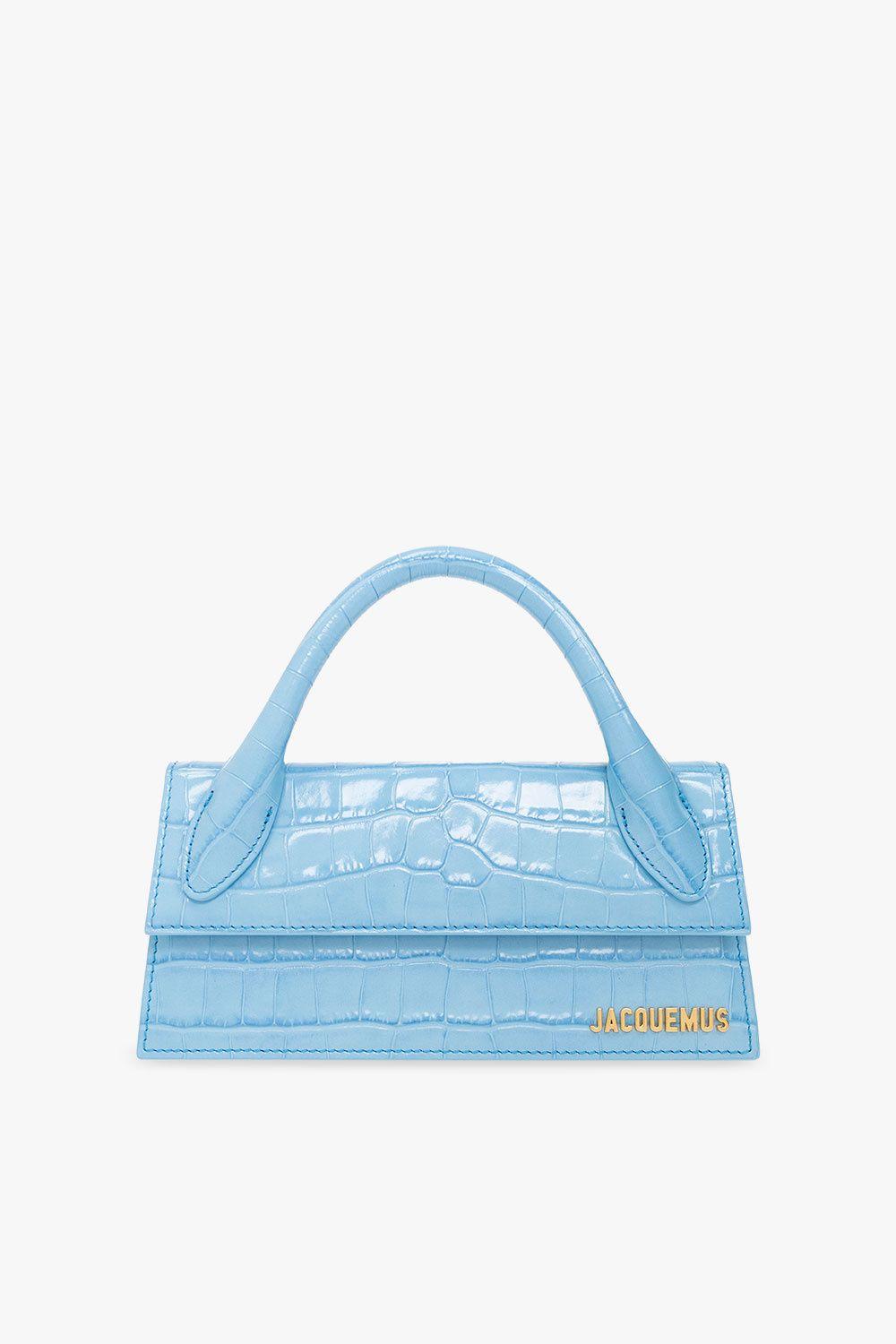 JACQUEMUS Le Chiquito Long Bag in Light Blue