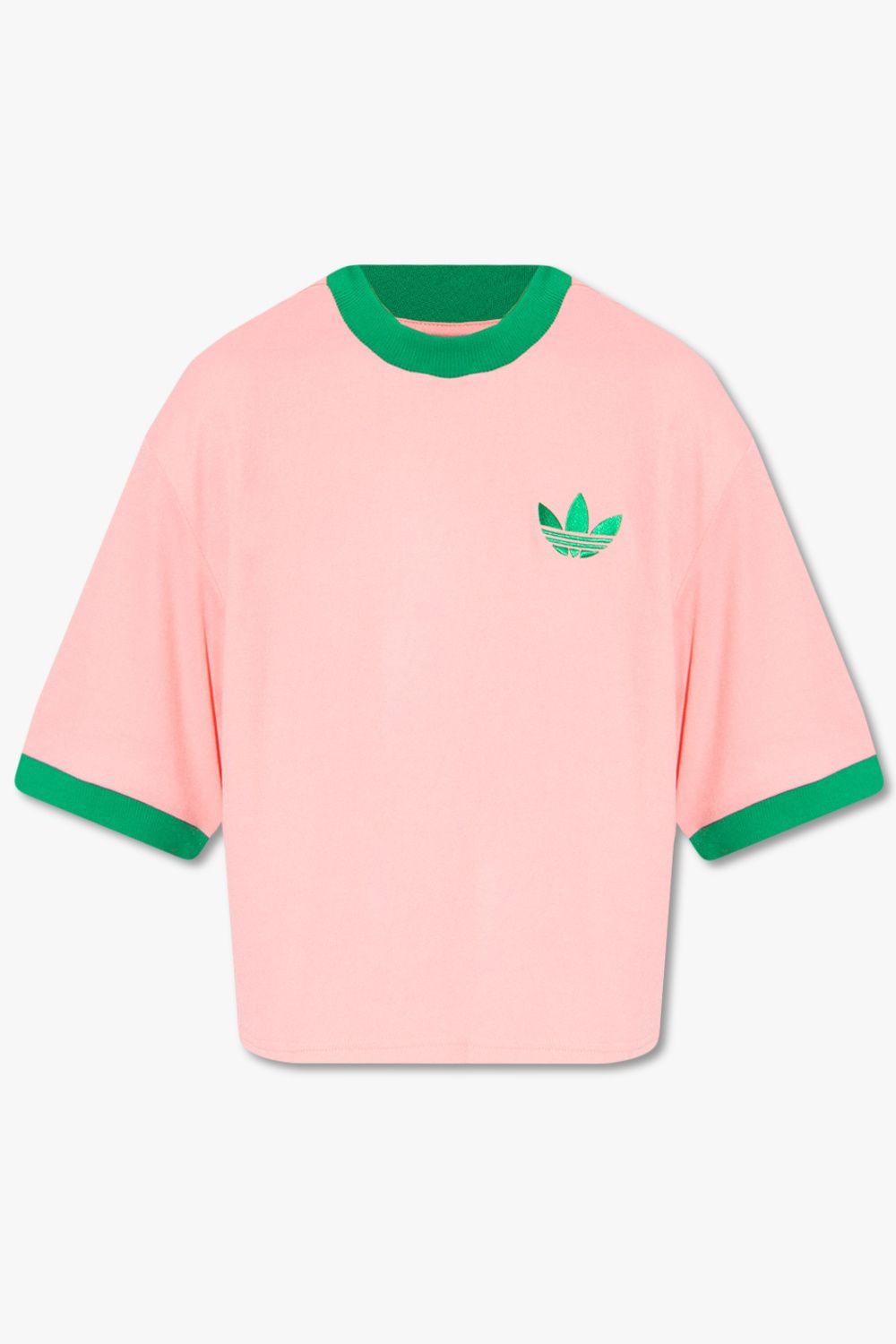 adidas Adicolor 70s Oversized Logo T-shirt in Pink | Lyst