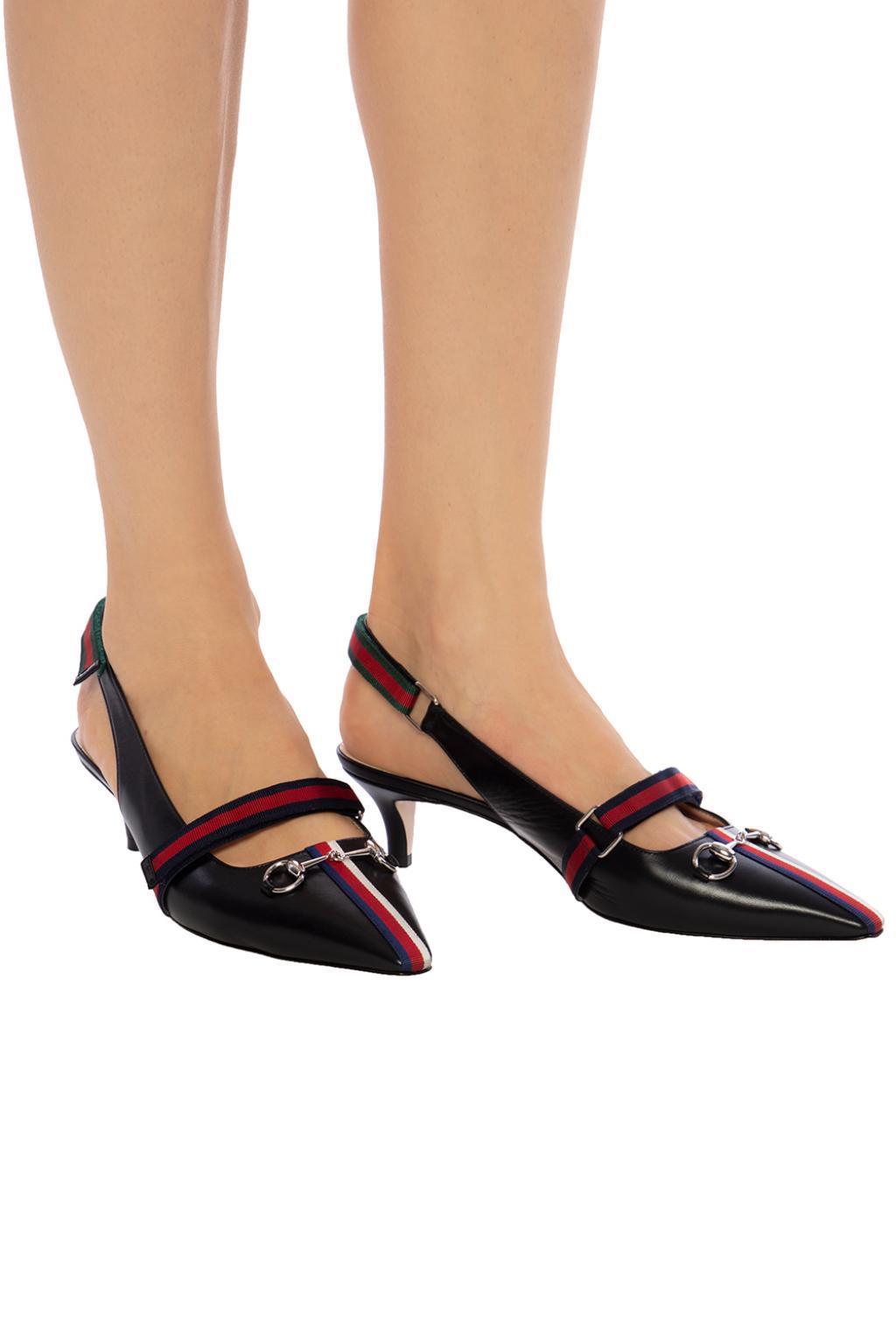 Gucci Leather High Heel Boots With Cutouts in Black Lyst