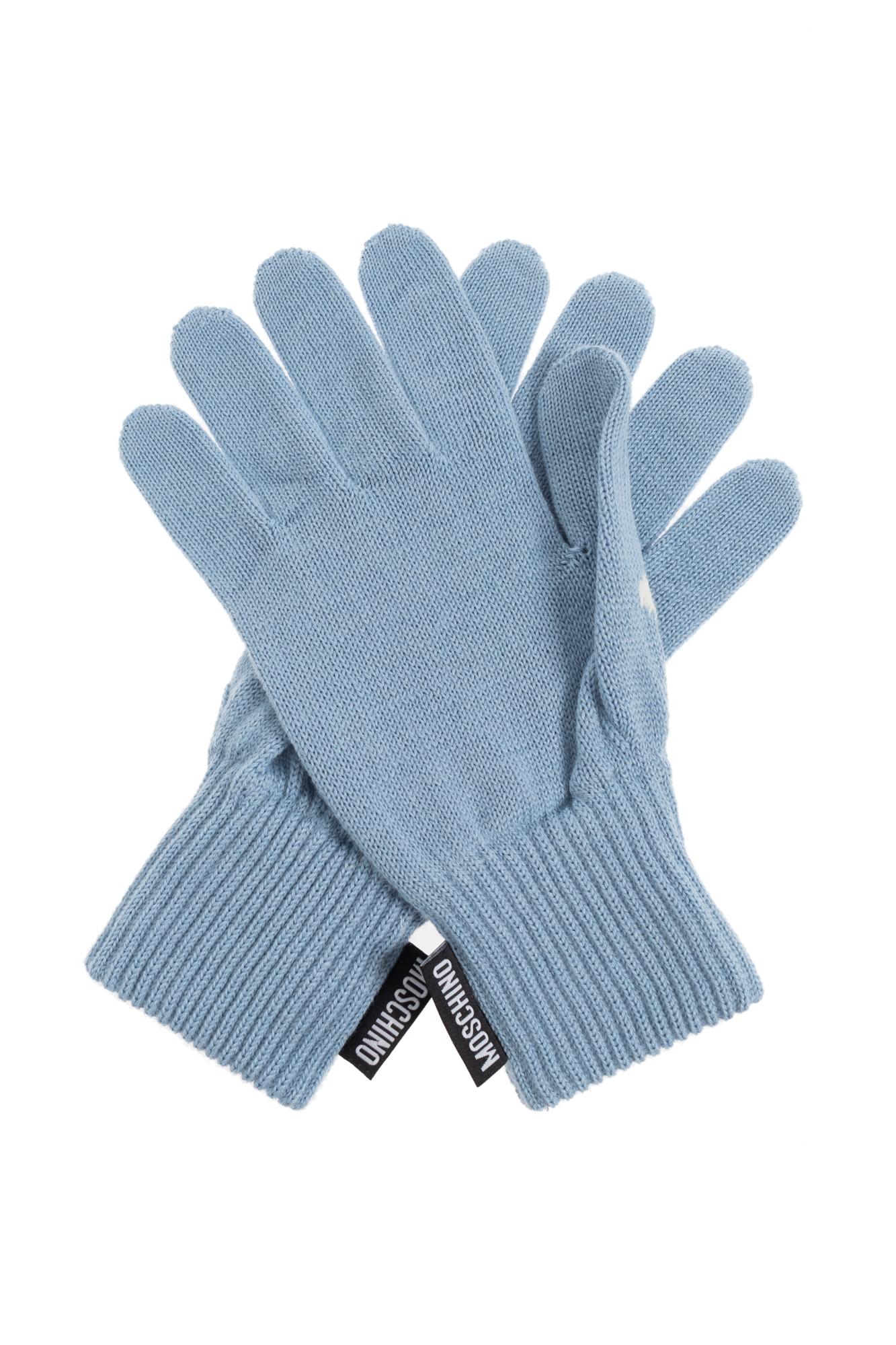 手袋 MOSCHINO COUTURE Woman Gloves Grey 35805402 0509 Moschino Gloves for Women | Online Sale up to 40% off | Lyst
