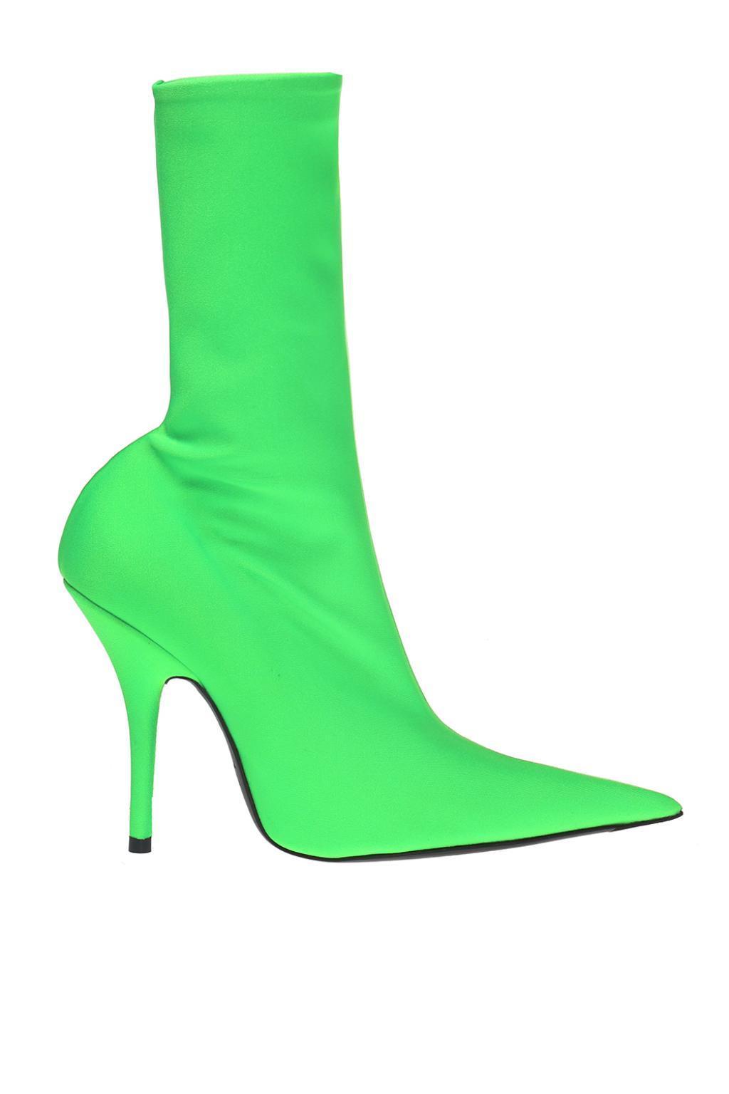 green boot heels