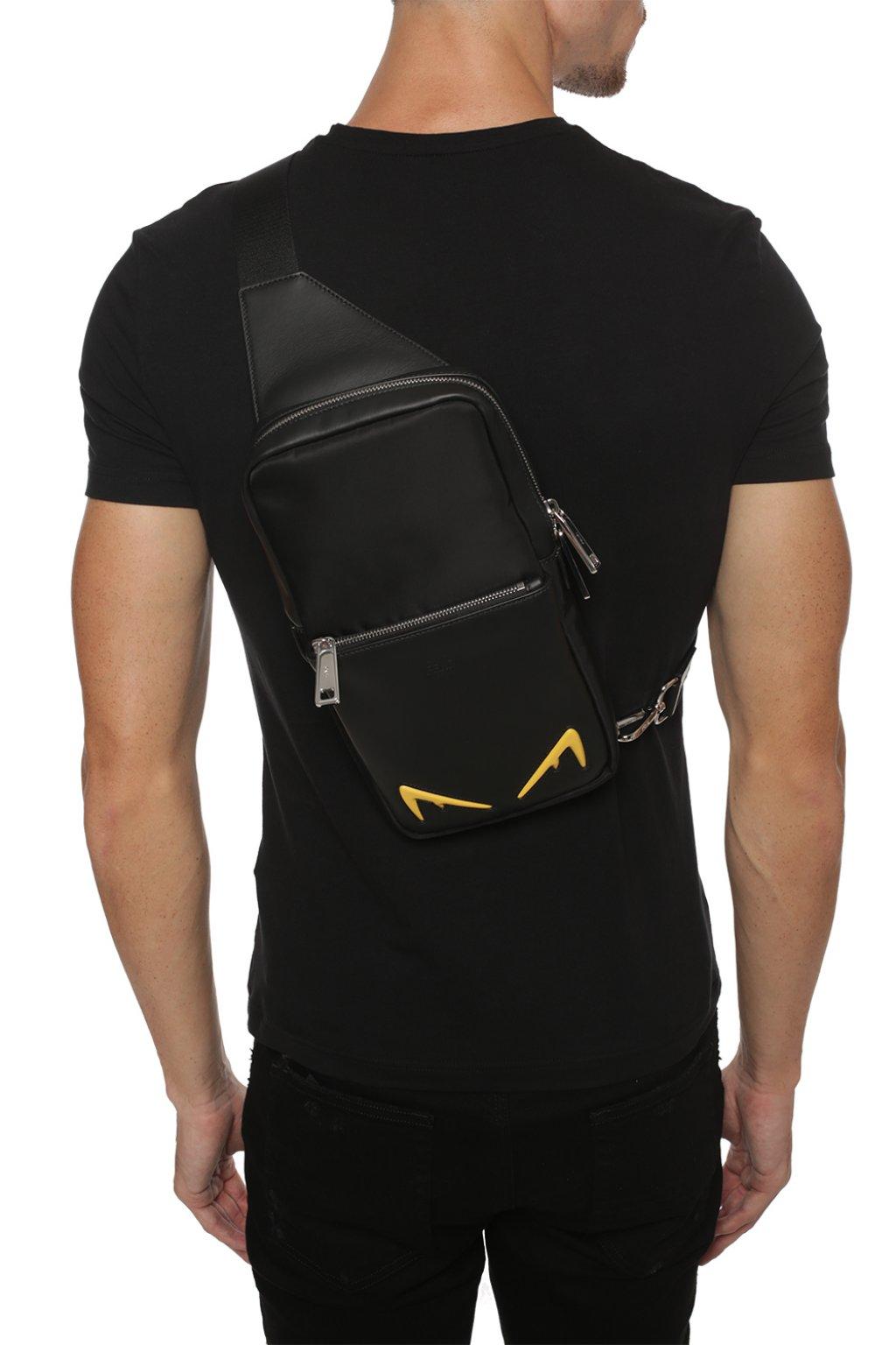 Fendi One-shoulder Backpack in Black for Men - Lyst