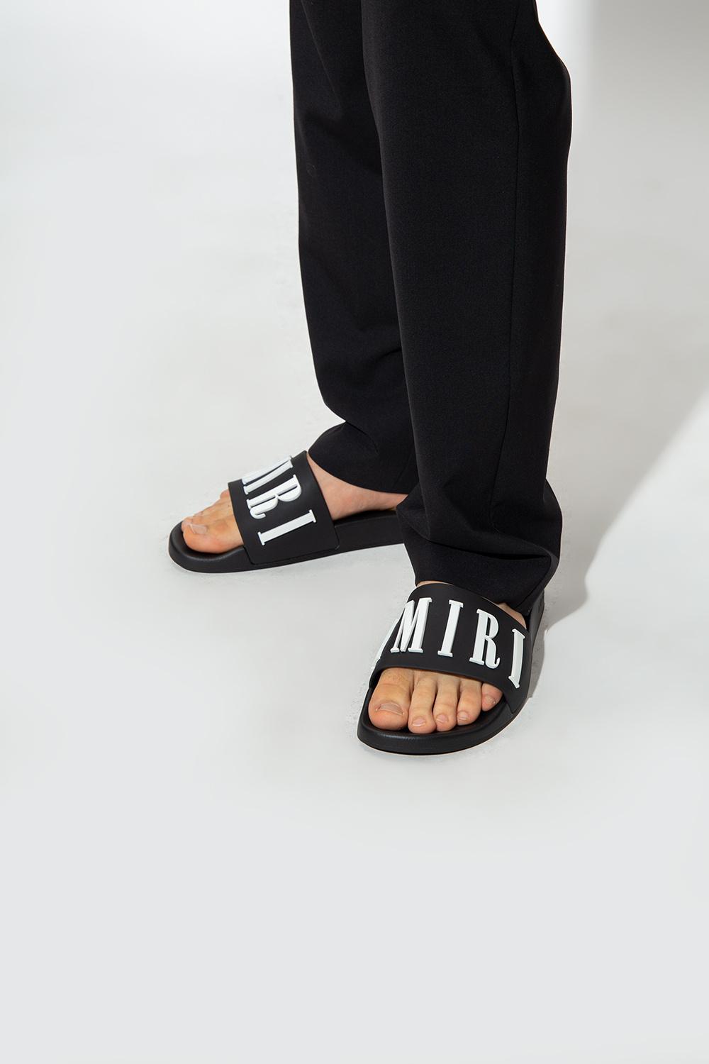 Amiri Slides With Logo in Black for Men | Lyst Canada