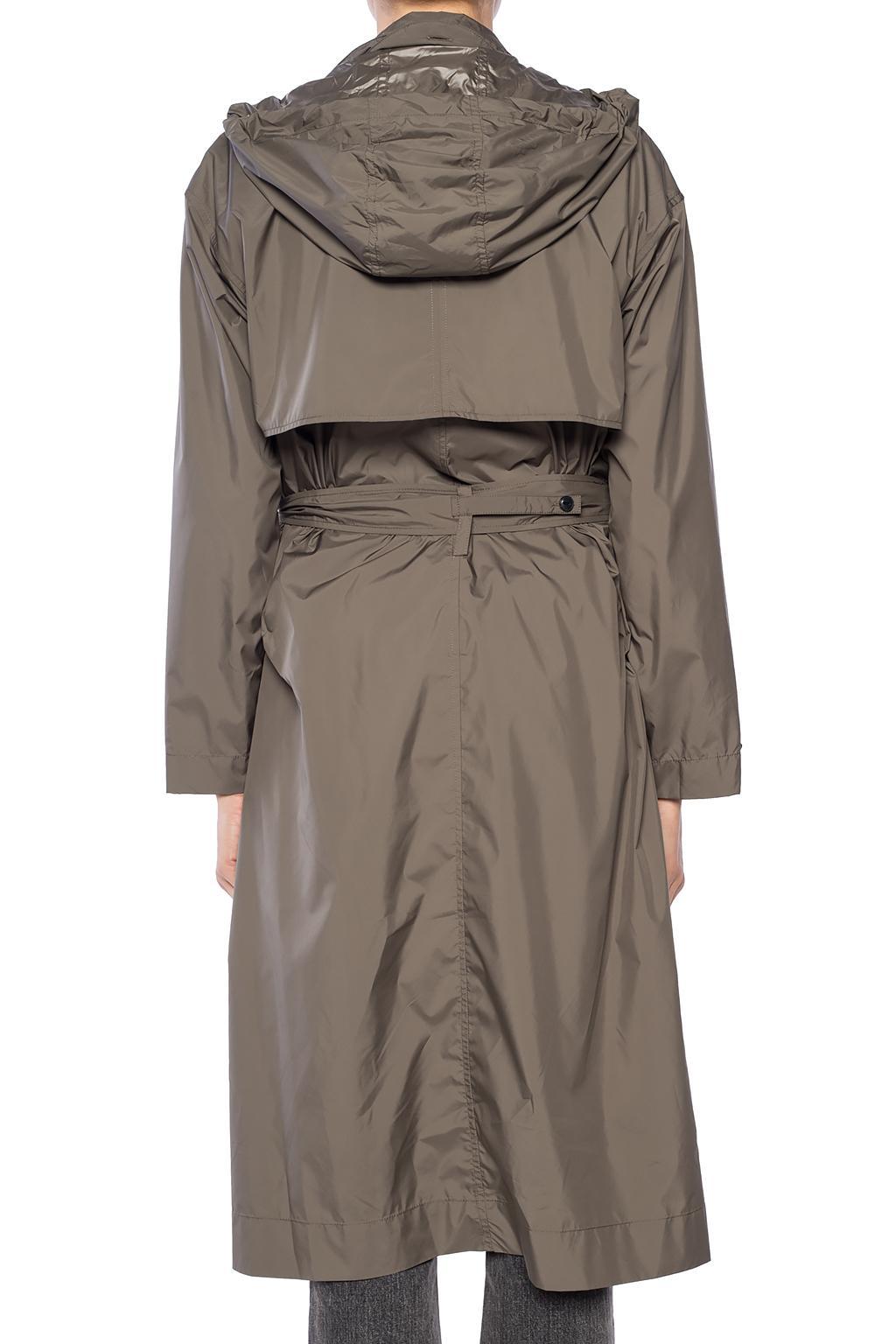 Rag & Bone Synthetic Belted Rain Coat in Green Lyst