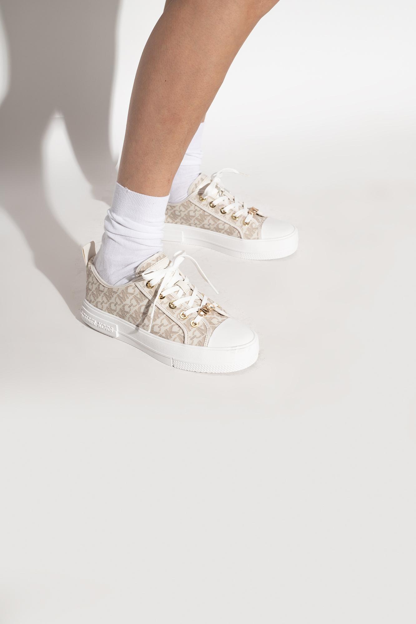 【Michael Kors】Evy Empire Logo Embossed Suede Sneaker Evy Empire Logo Embossed Suede Sneaker | Michael Kors [US]