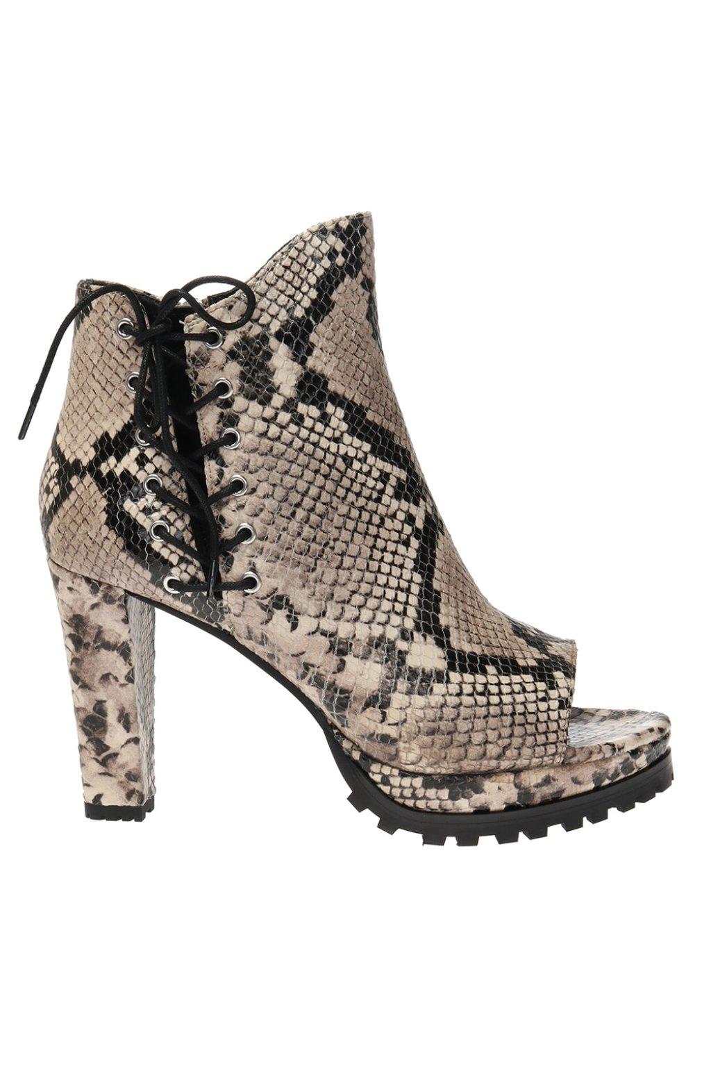 toeless ankle boots