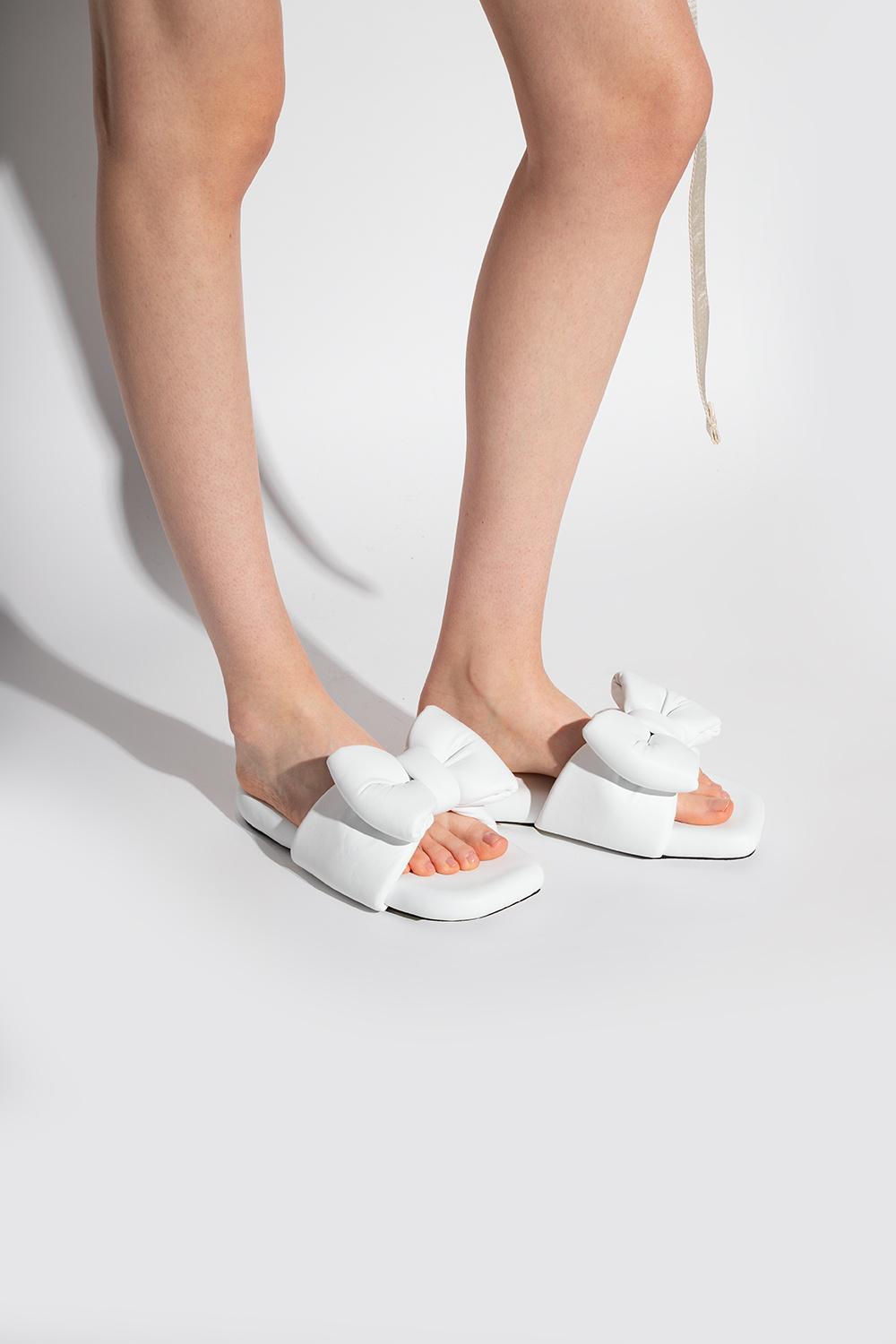 Off-White c/o Virgil Abloh 'extra Padded' Slides With Bow in White | Lyst  Canada