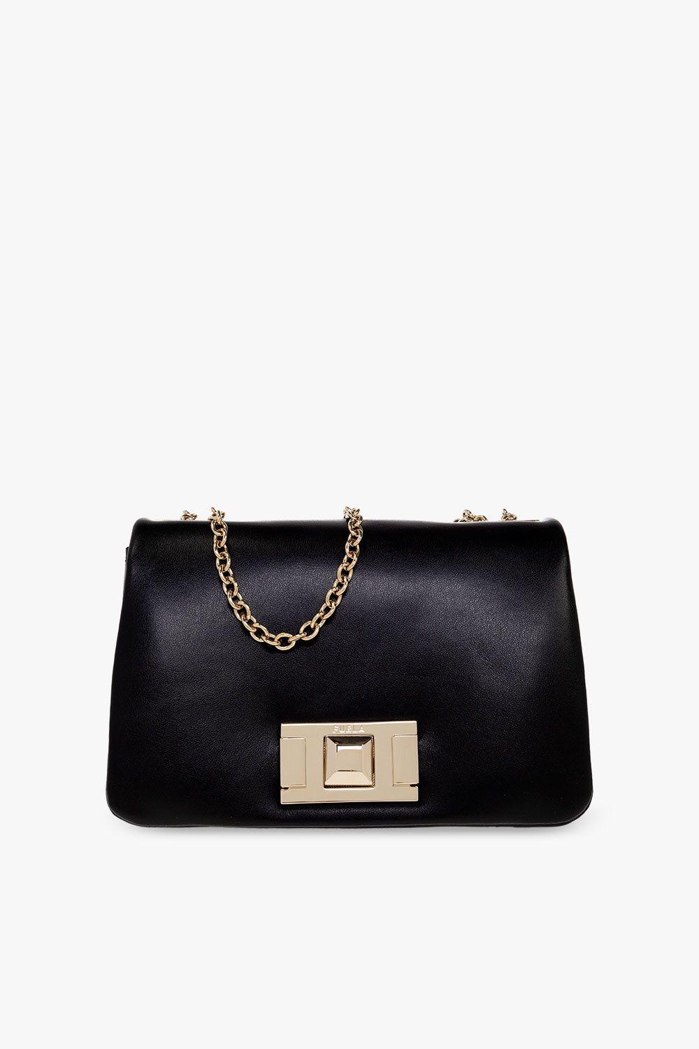 Furla 'lulu Mini' Shoulder Bag in Black Lyst