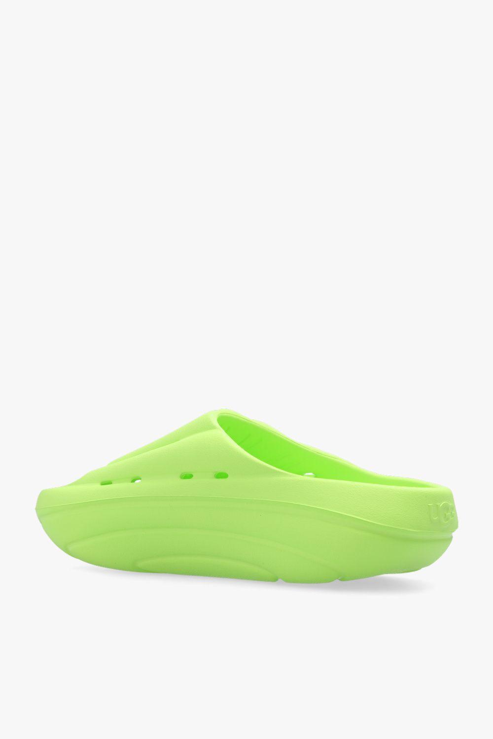 Neon green sales ugg slides