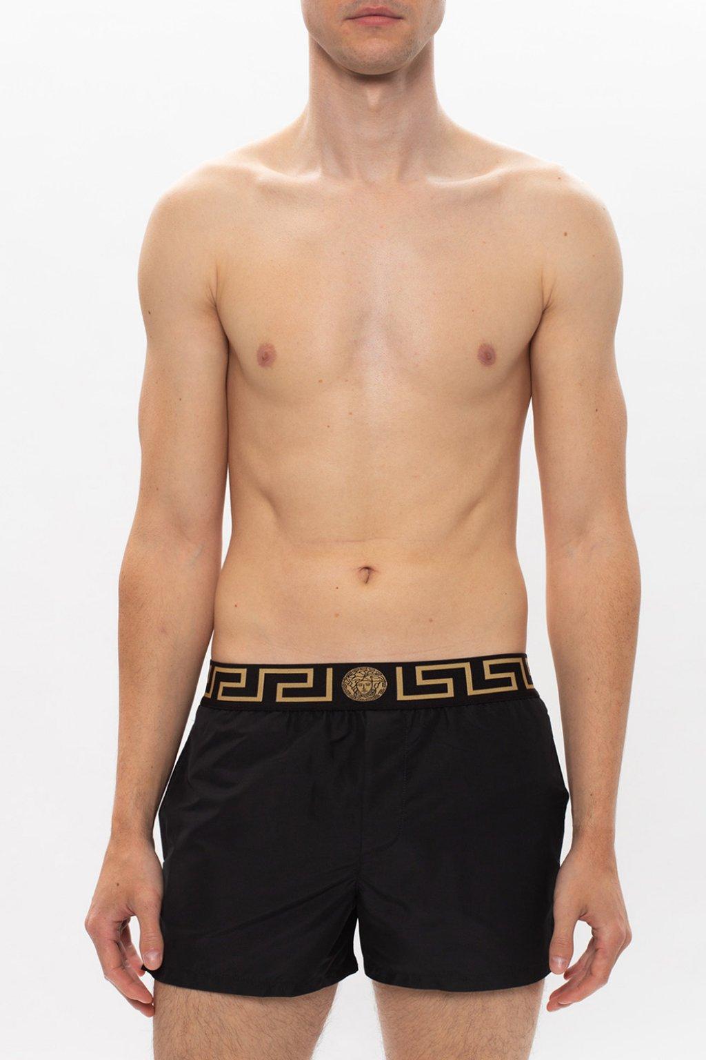 Versace Swim Shorts Black for Men Lyst