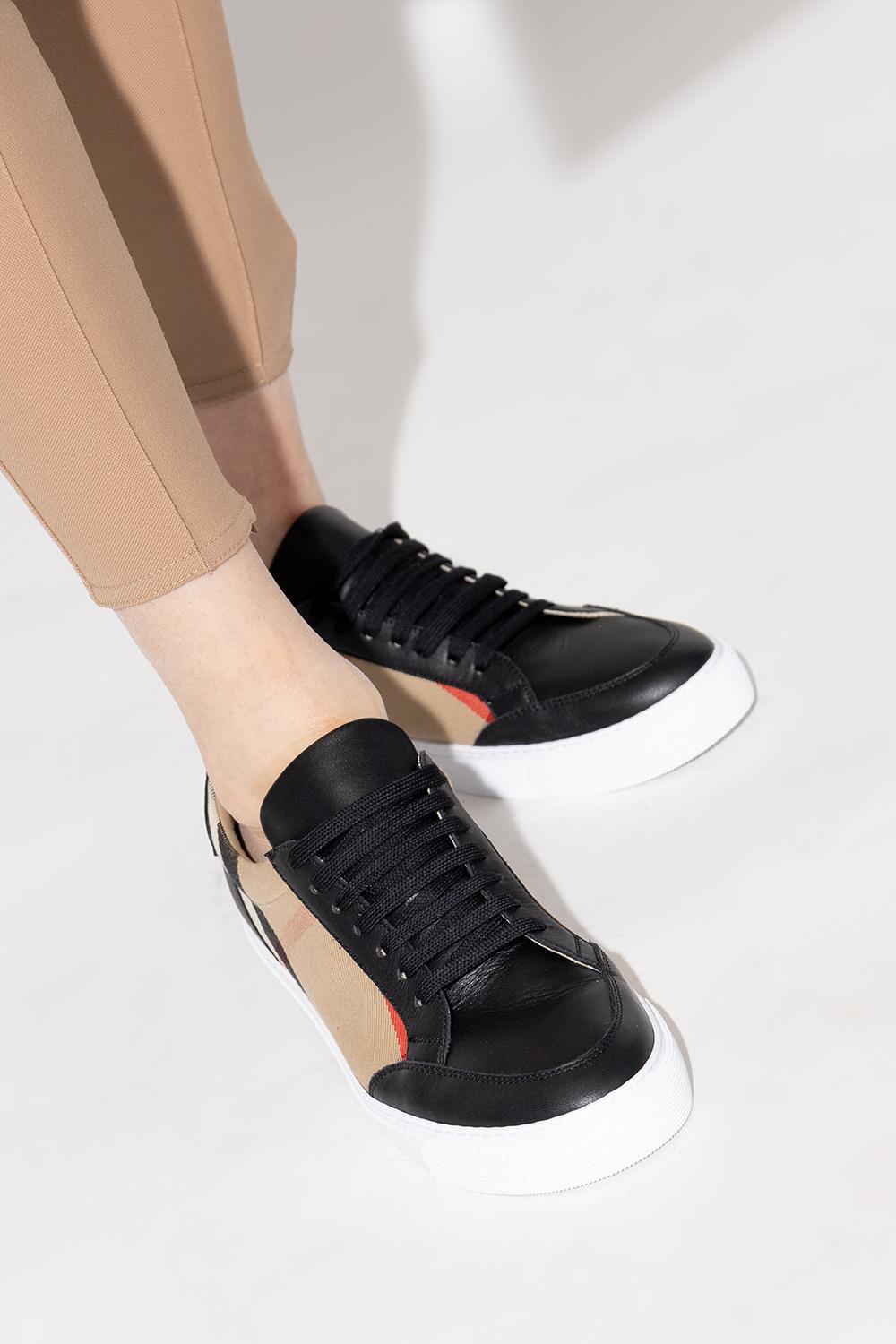 Burberry 'new Salmond' Sneakers in Black | Lyst