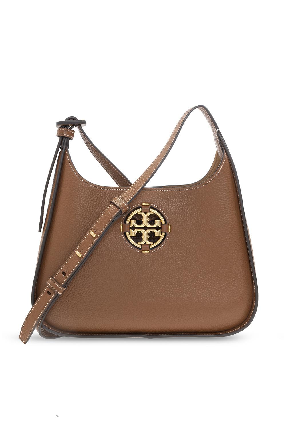 Tory Burch Miller Small Classic Shoulder Bag in Brown | Lyst