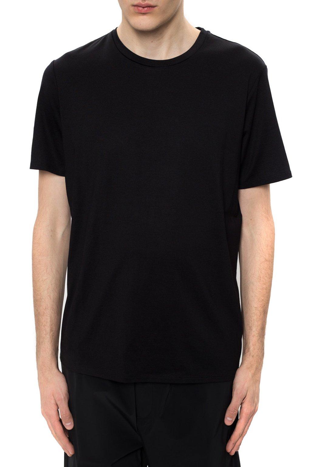 Theory Silk Blend T-shirt Black for Men - Lyst