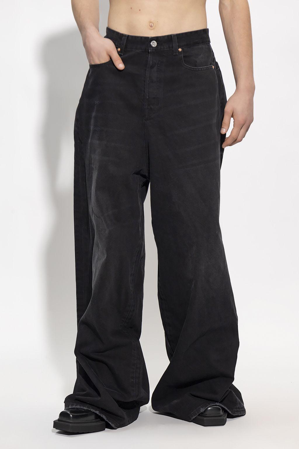 Vetements Baggy Jeans in Black for Men | Lyst