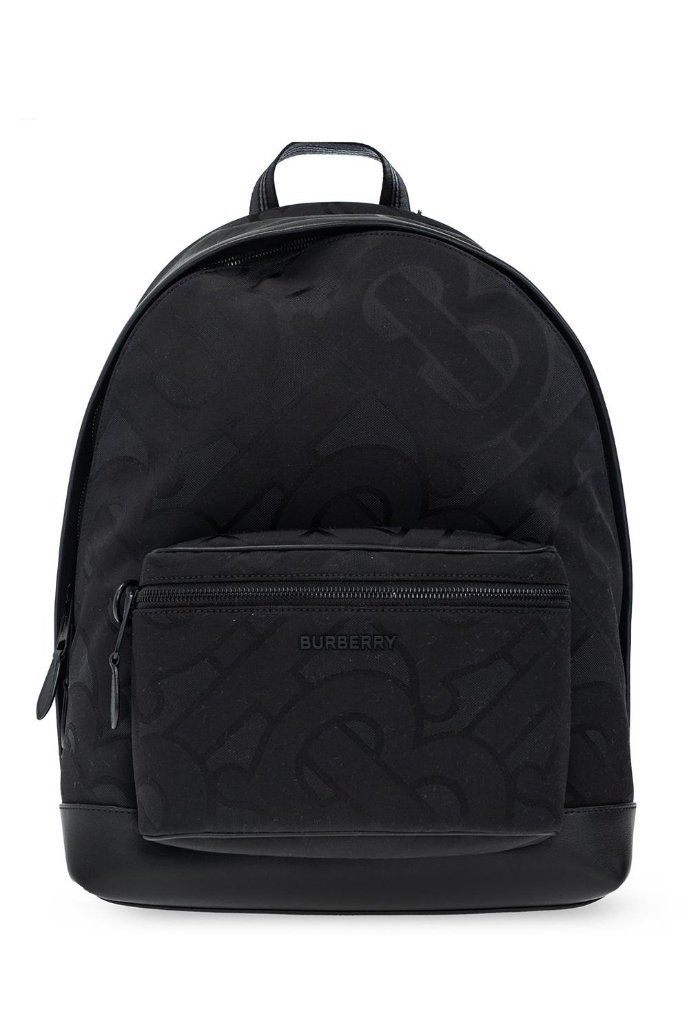 Burberry Backpack With Logo in Black for Men | Lyst