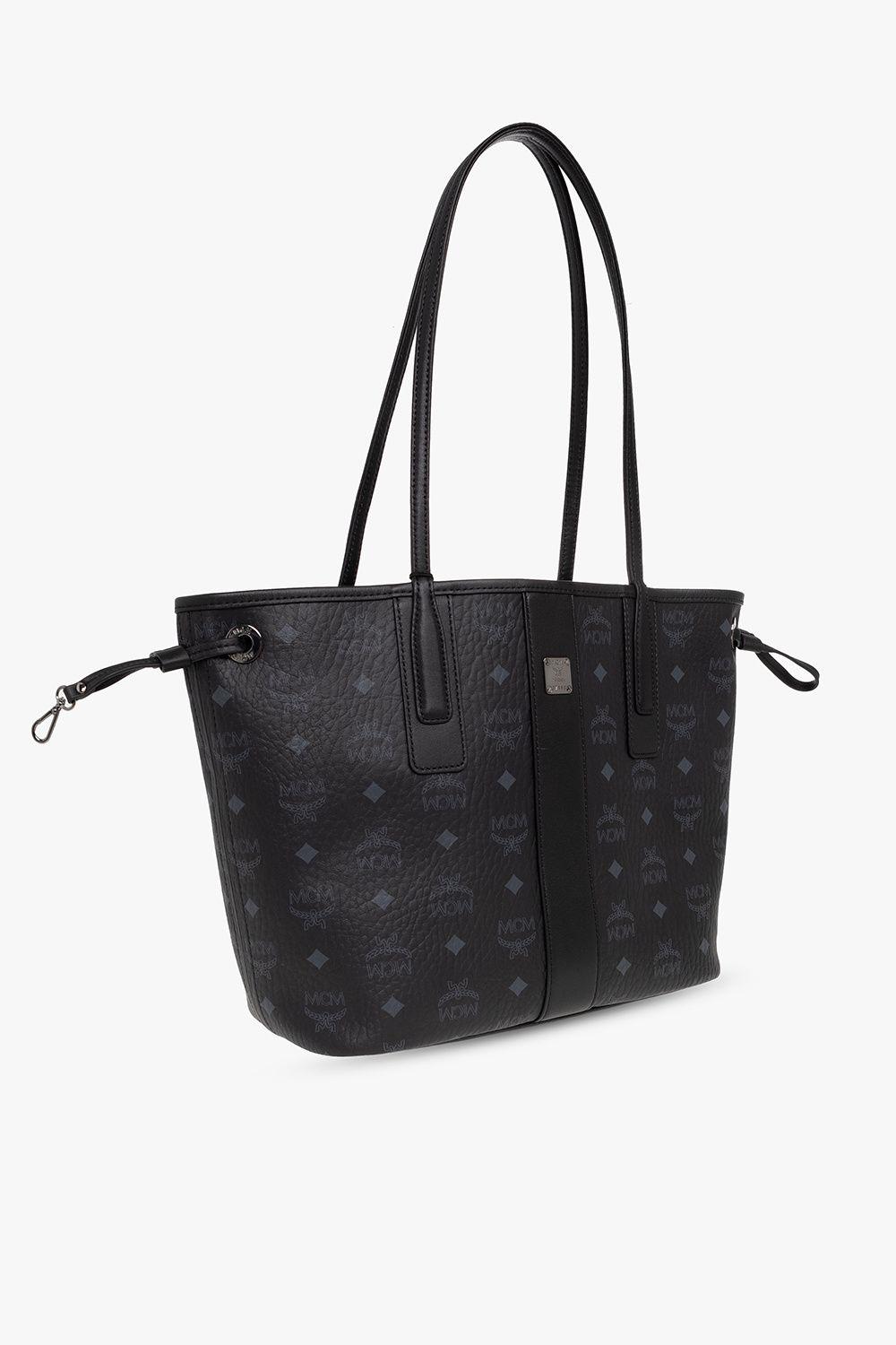 MCM 'liz Small' Reversible Shopper Bag in Black | Lyst