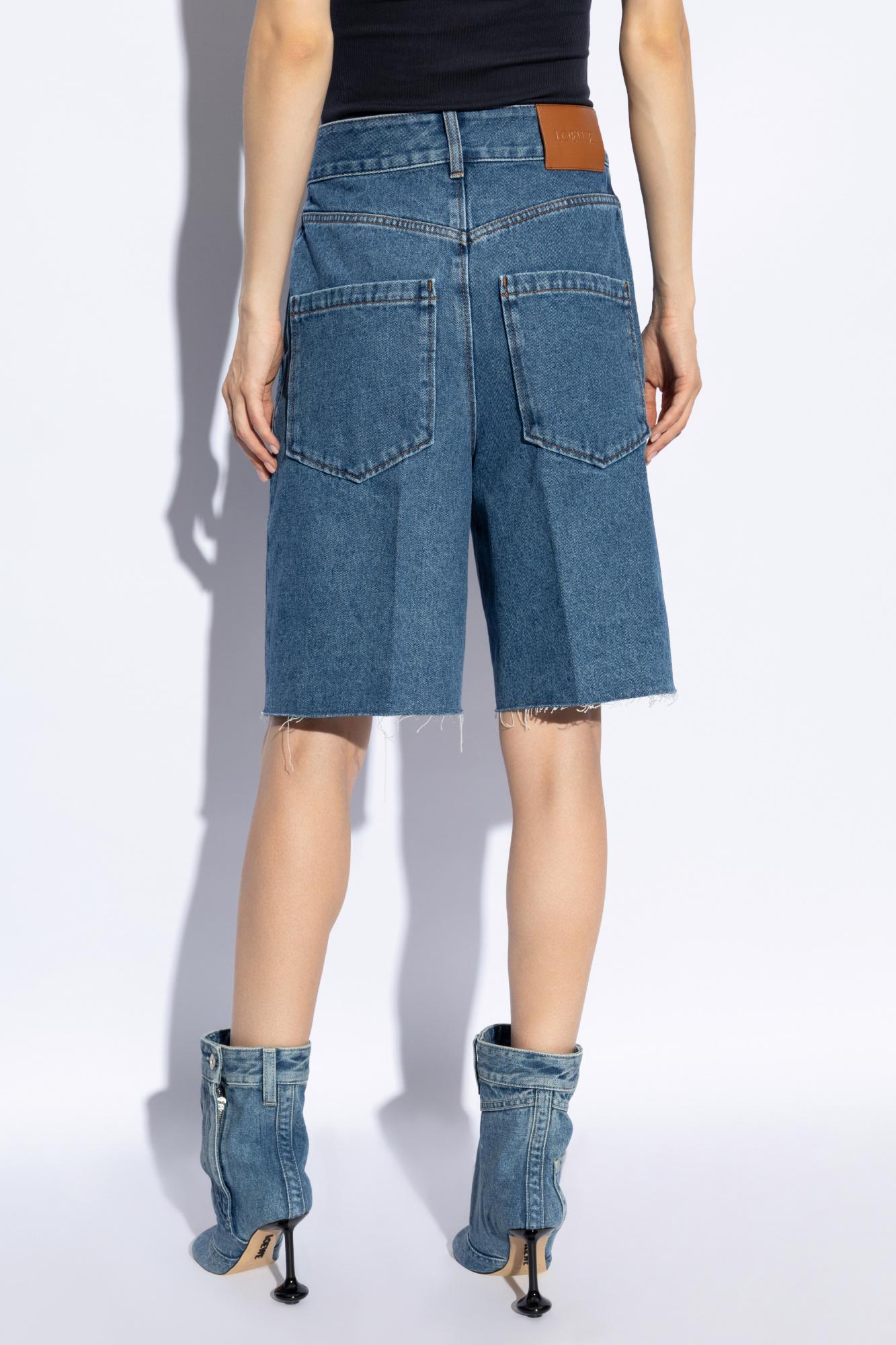 Loewe Jeans Shorts in Blue | Lyst