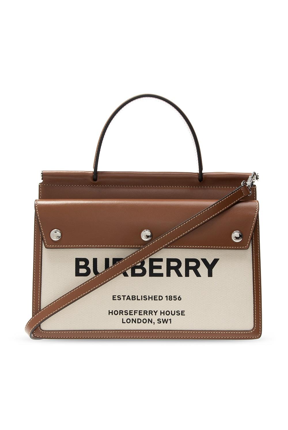 Burberry Logo Print Small Shoulder Bag