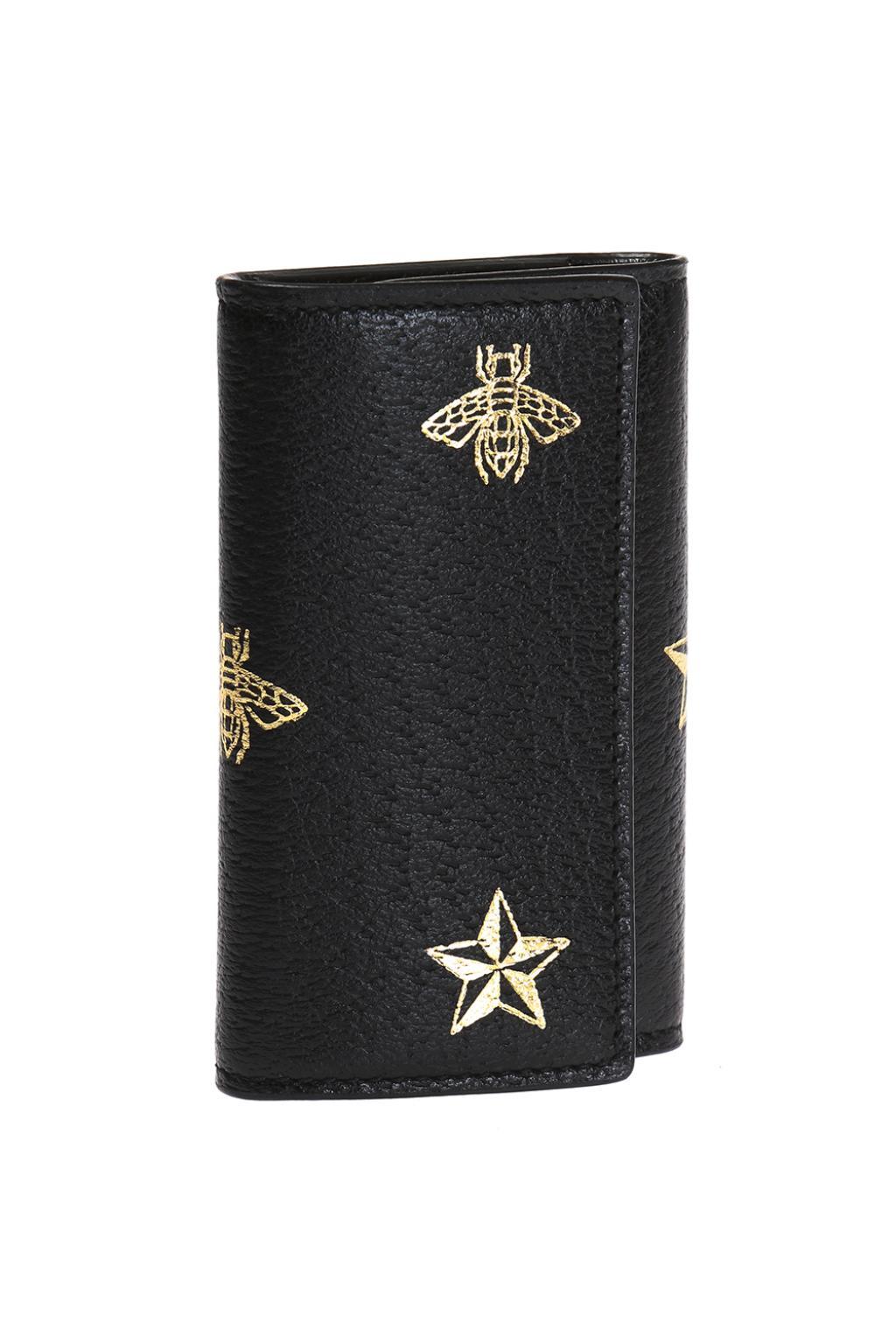 gucci bee key pouch