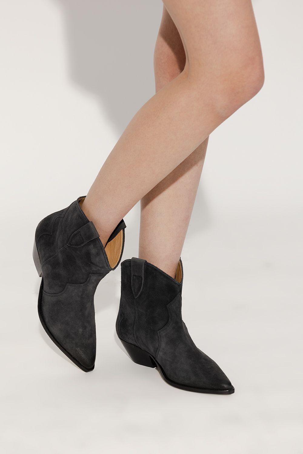 Isabel Marant 'dewina' Heeled Ankle Boots in Black | Lyst
