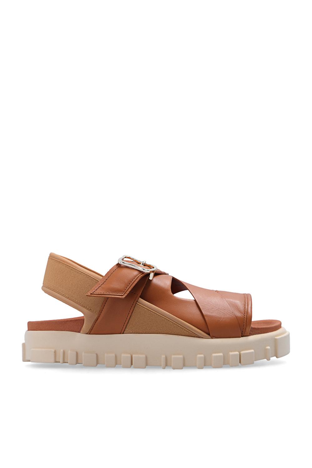 Holzweiler Leather 'national' Sandals in Brown | Lyst