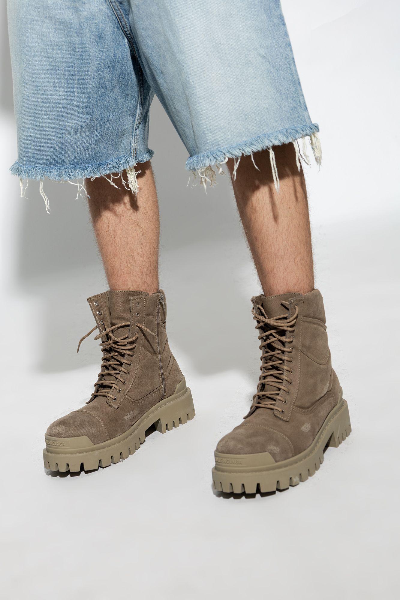 Balenciaga combat boots womens online