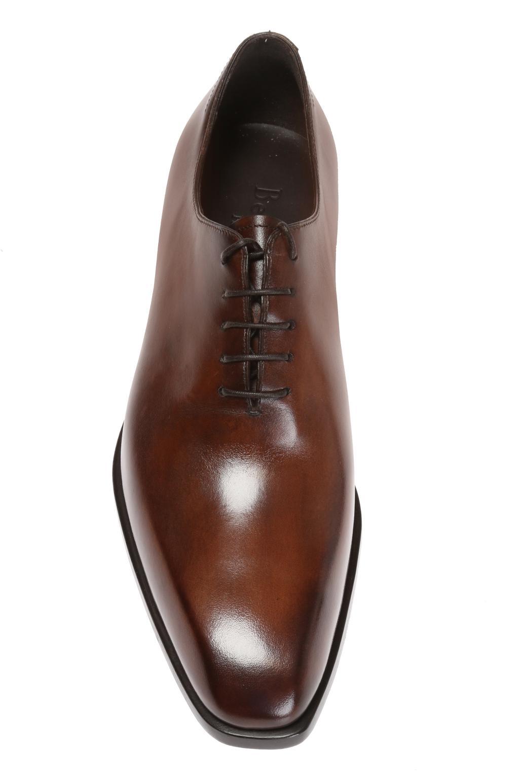 Berluti Alessandro Galet Leather Oxford Brown for Men | Lyst