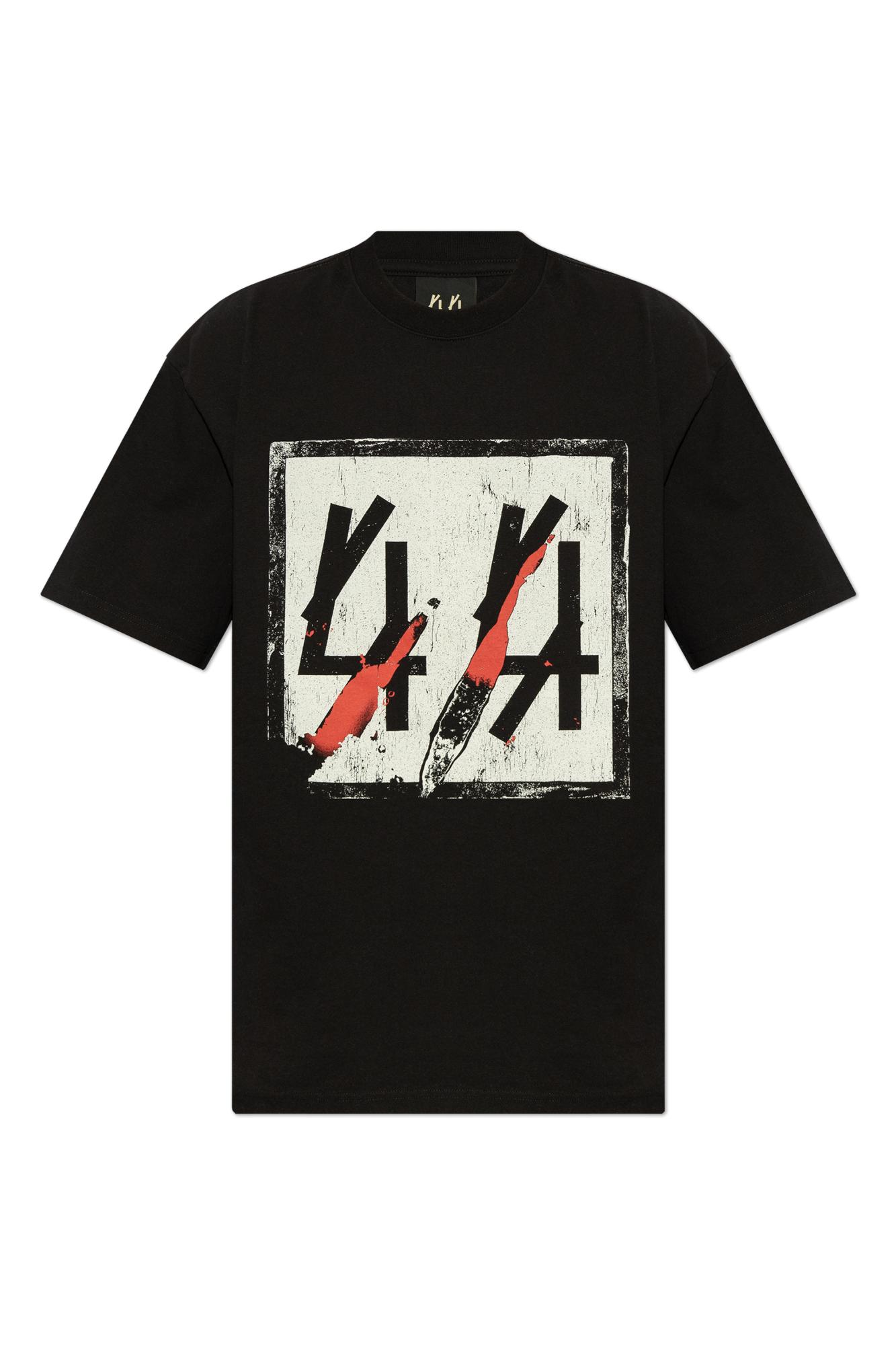 44 Label Group T-Shirt With Logo in Black for Men | Lyst UK