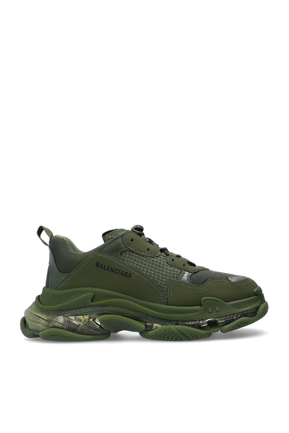 Balenciaga 'triple S' Sneakers in Green for Men - Lyst