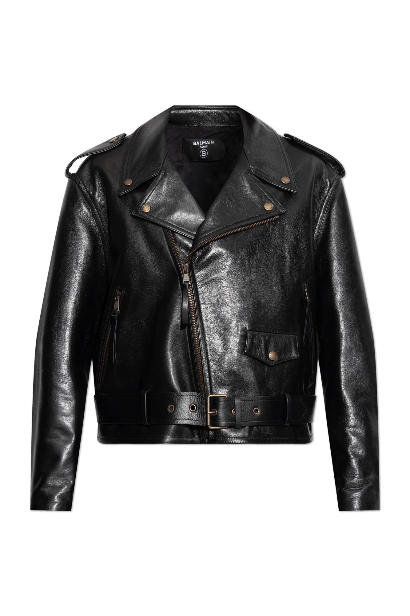 Balmain Leather jackets for Men | Online Sale up to 60% off | Lyst