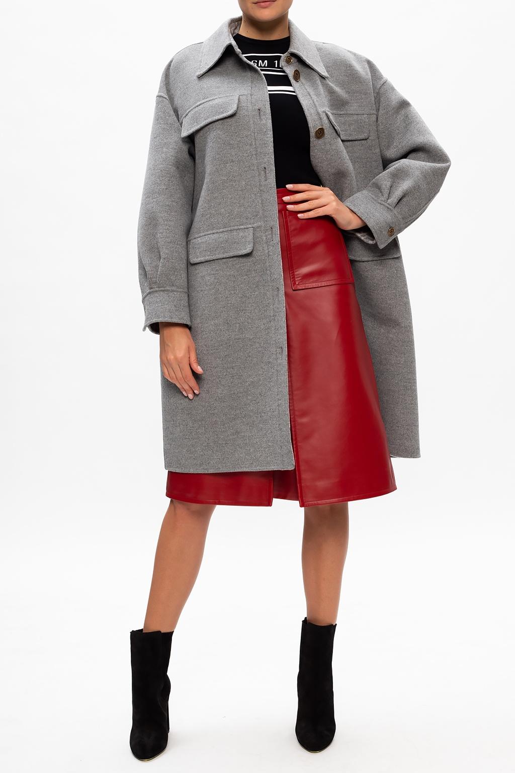 fendi wool coat