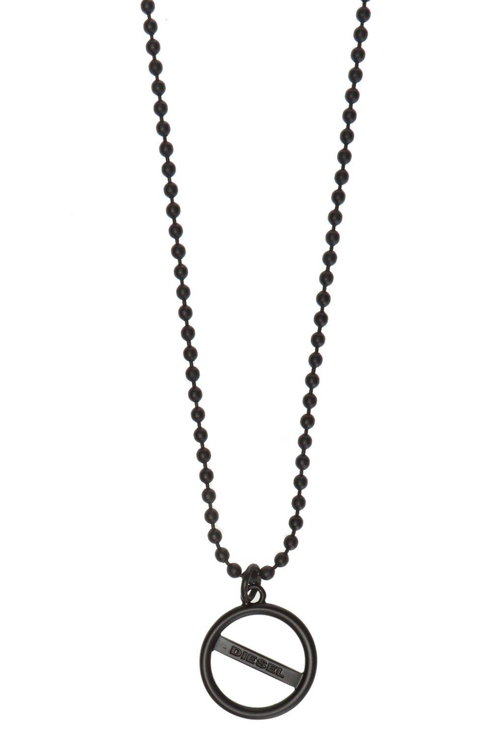 DIESEL Necklace With Charm in Black for Men - Lyst