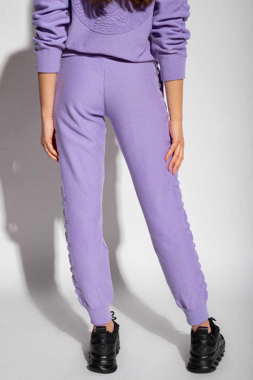 Versace Sweatpants in Purple | Lyst