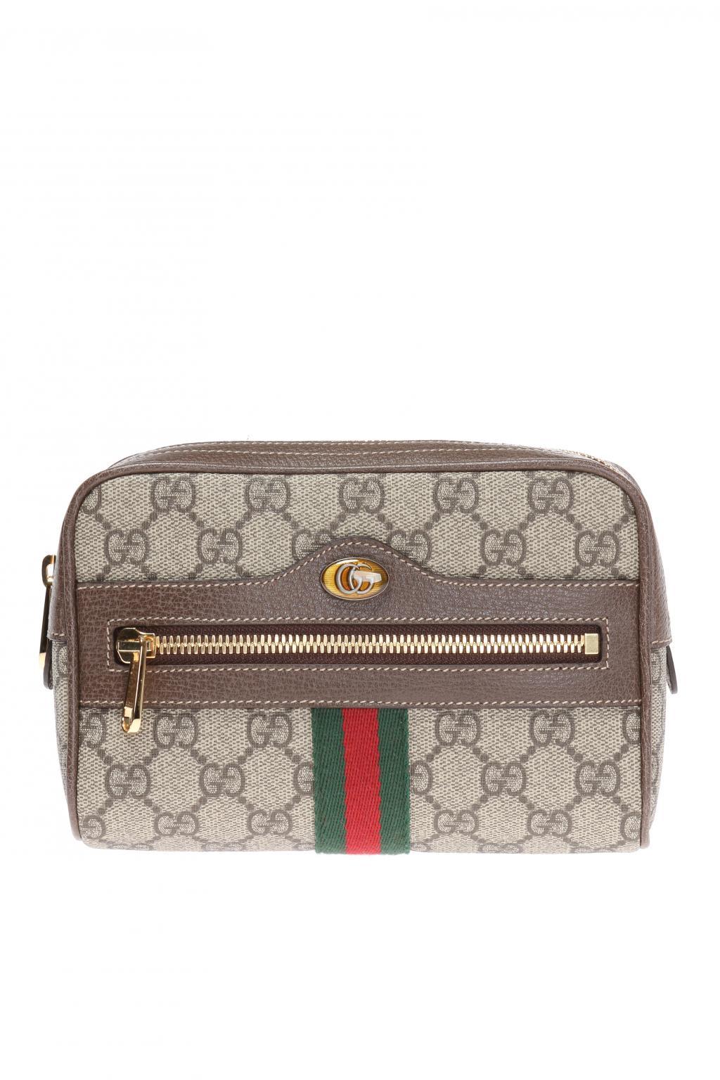 Gucci Ophidia GG Supreme Small Belt Bag Bag in Brown | Lyst