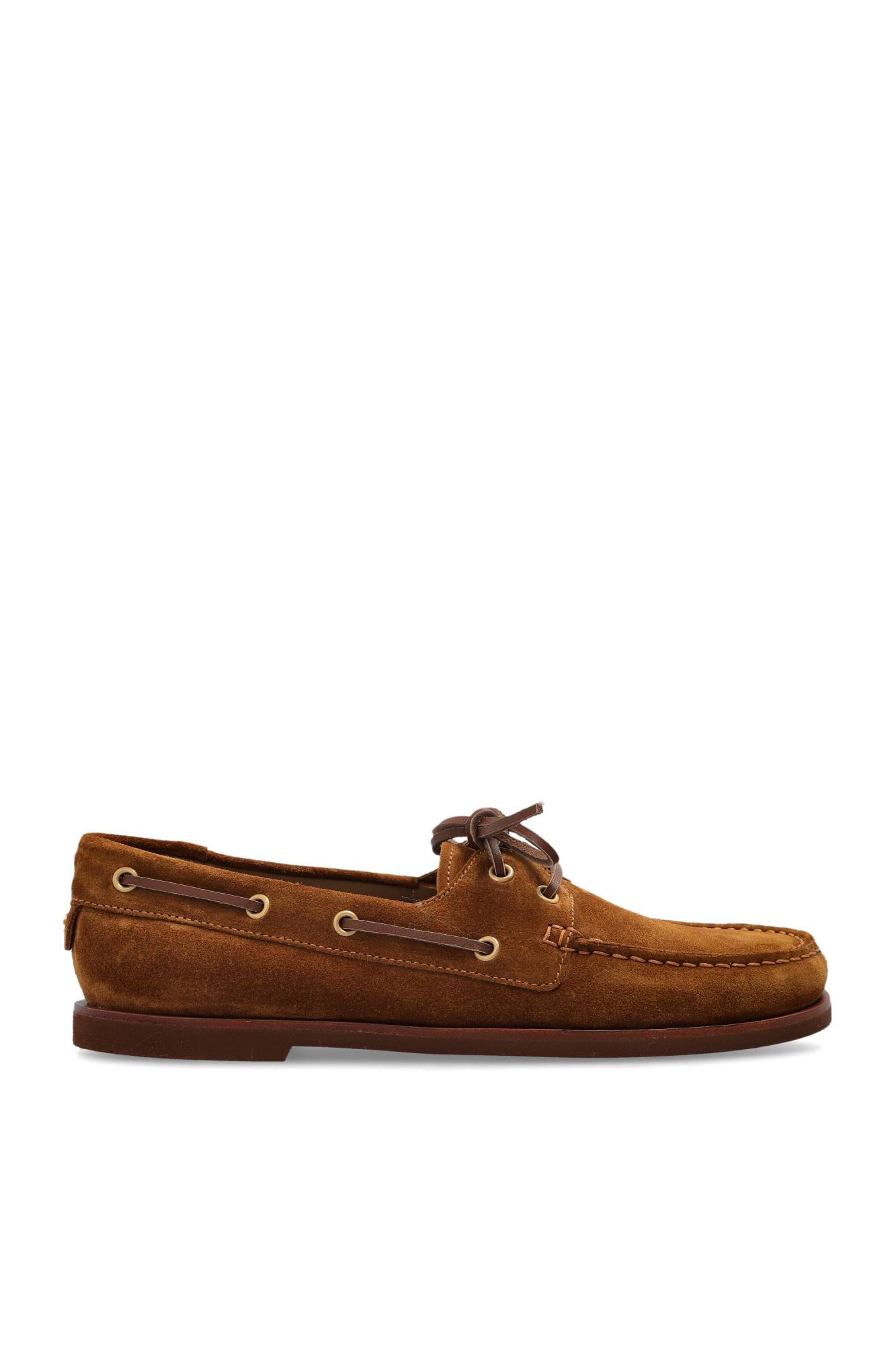 ローファー・オックスフォード Gianvito Rossi Brown Suede Vandee Loafers Suede loafers in brown - Gianvito Rossi | Mytheresa