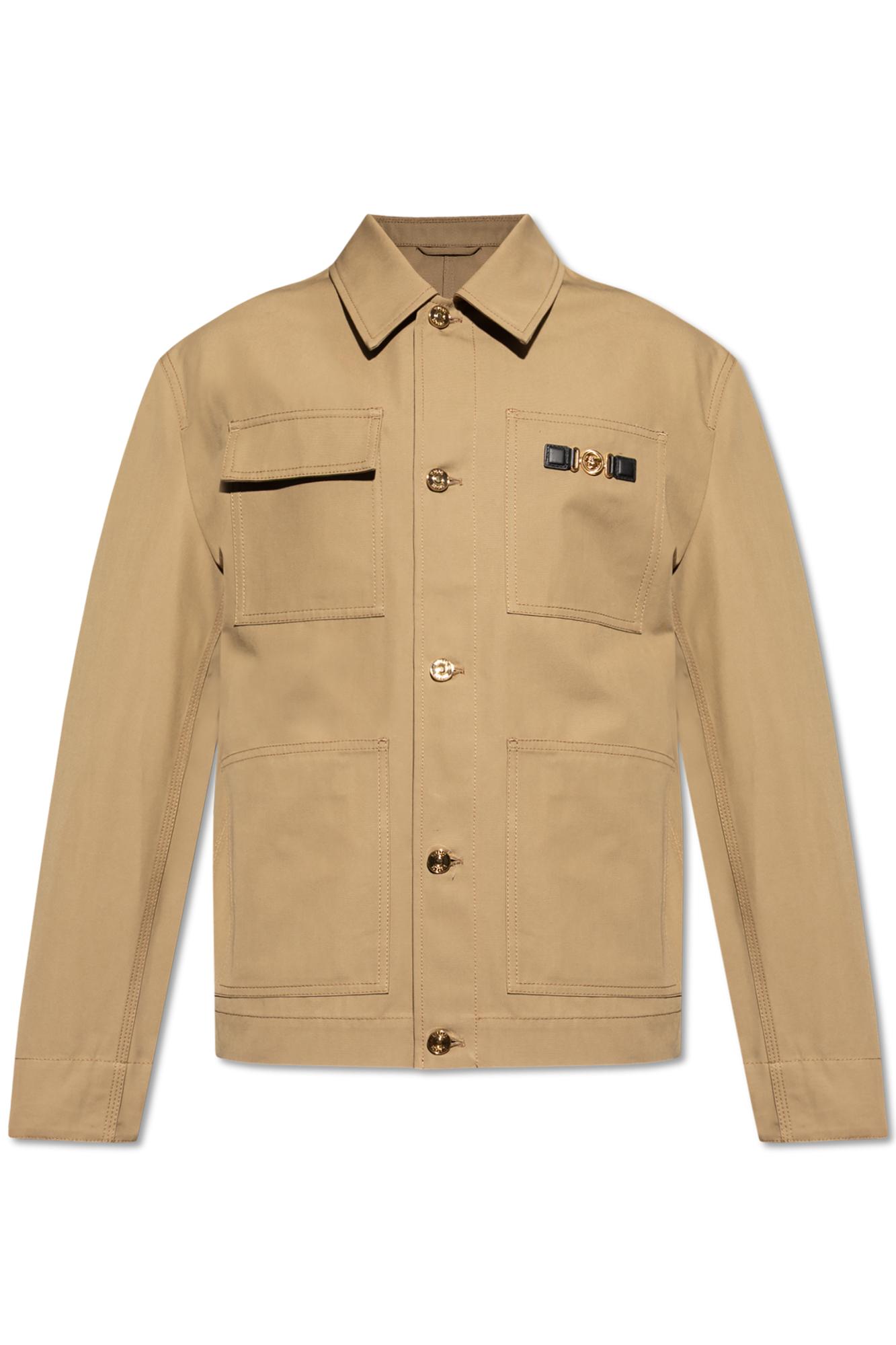 ジャケット VERSACE BISCUIT COTTON CASUAL JACKET Versace Casual jackets for Men | Online Sale up to 55% off