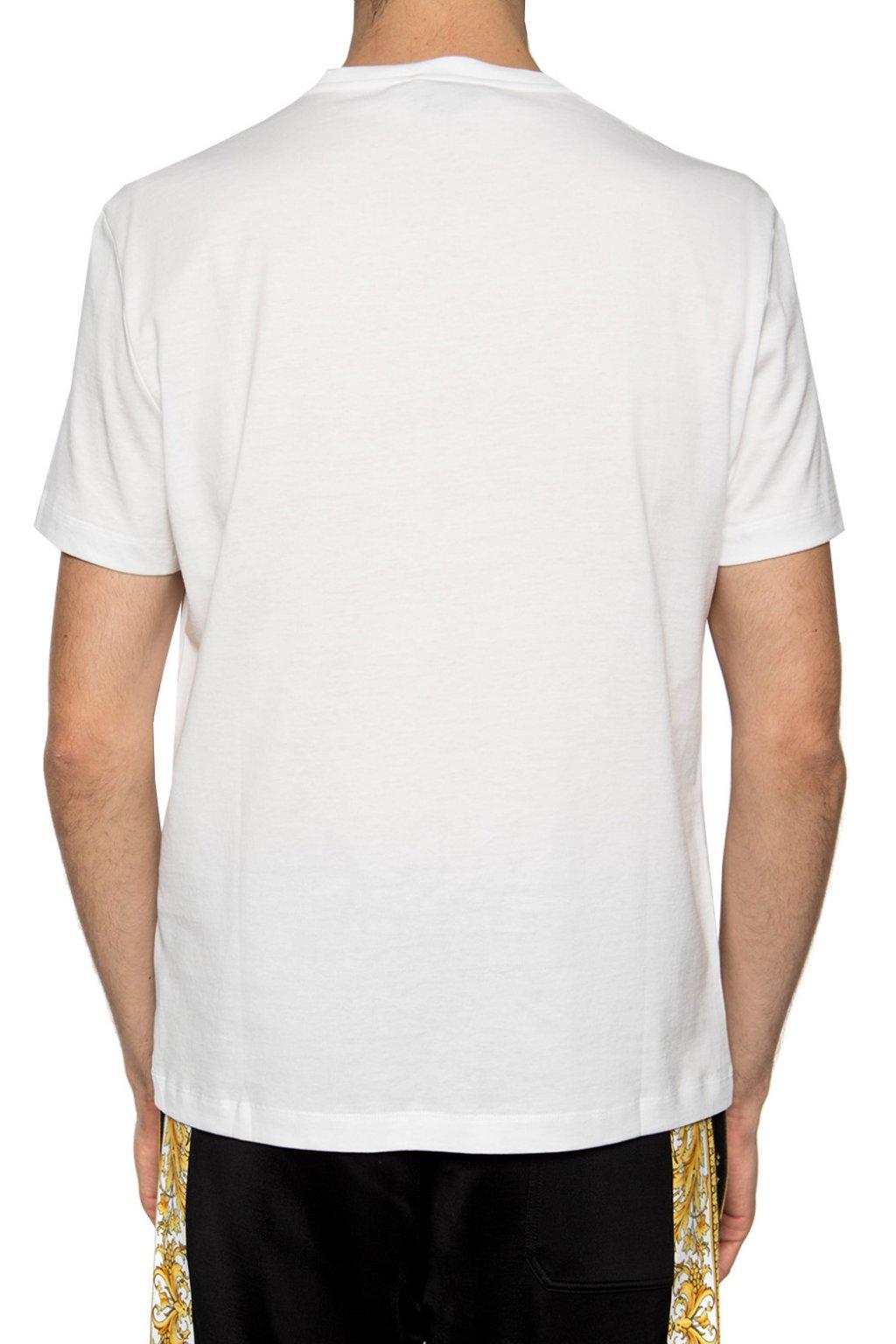 mens white versace t shirt