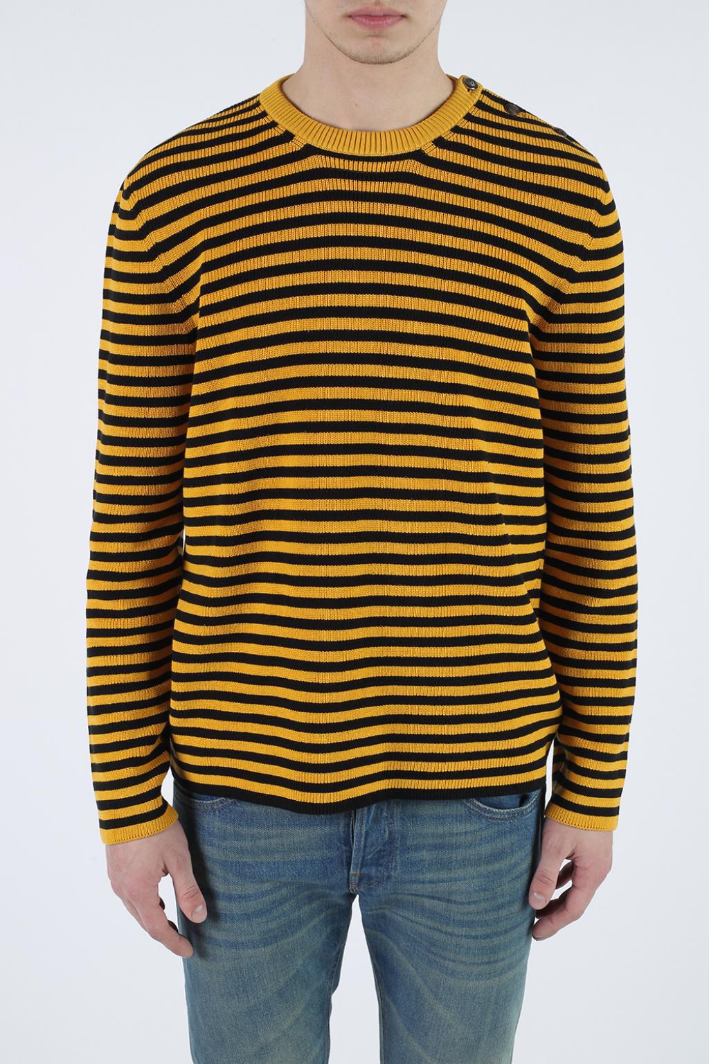 gucci pink and yellow sweater