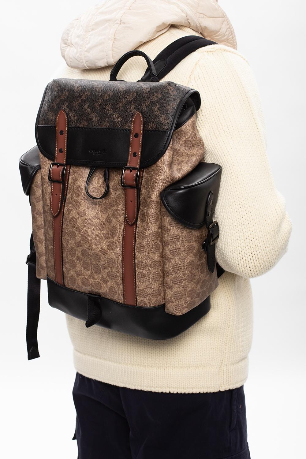 coach men's hitch backpack