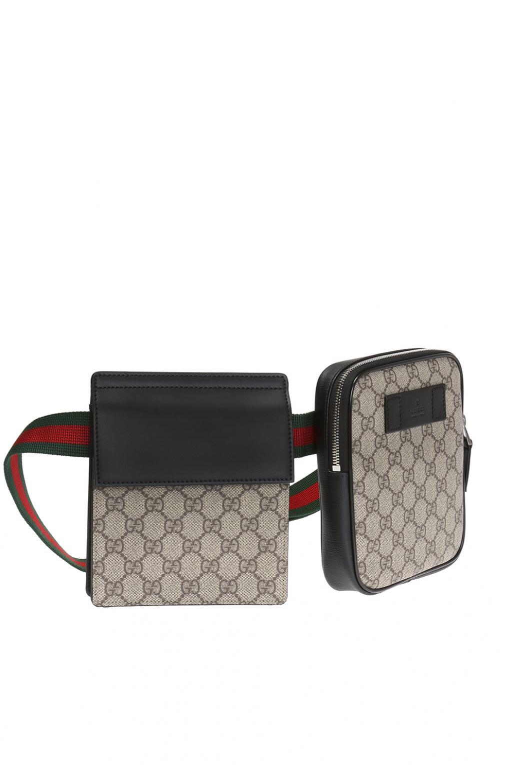 Gucci Belt Bag With 2 Pouches in Brown for Men Lyst