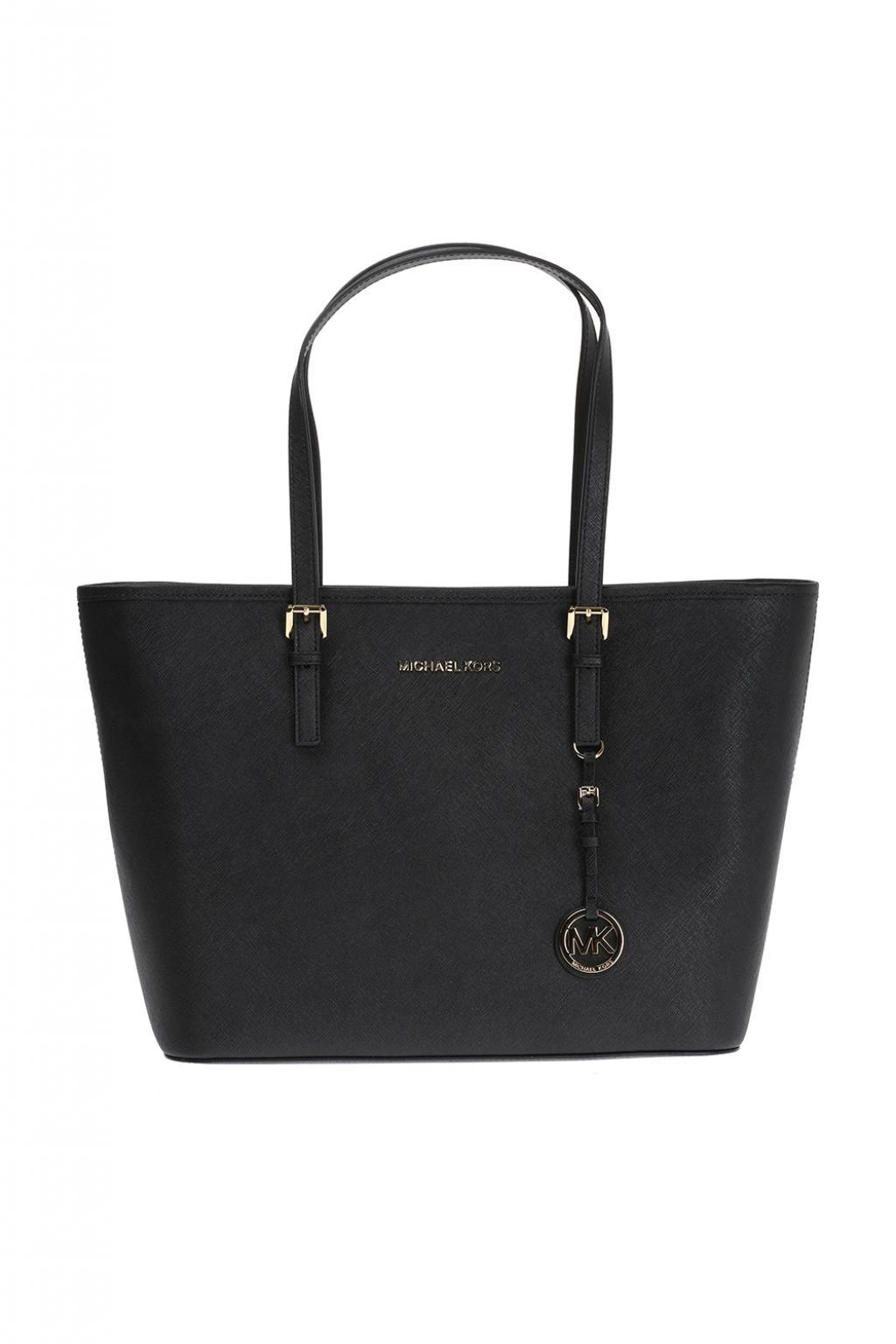 Michael Kors &#39;jet Set Travel&#39; Shopper Bag in Black - Lyst